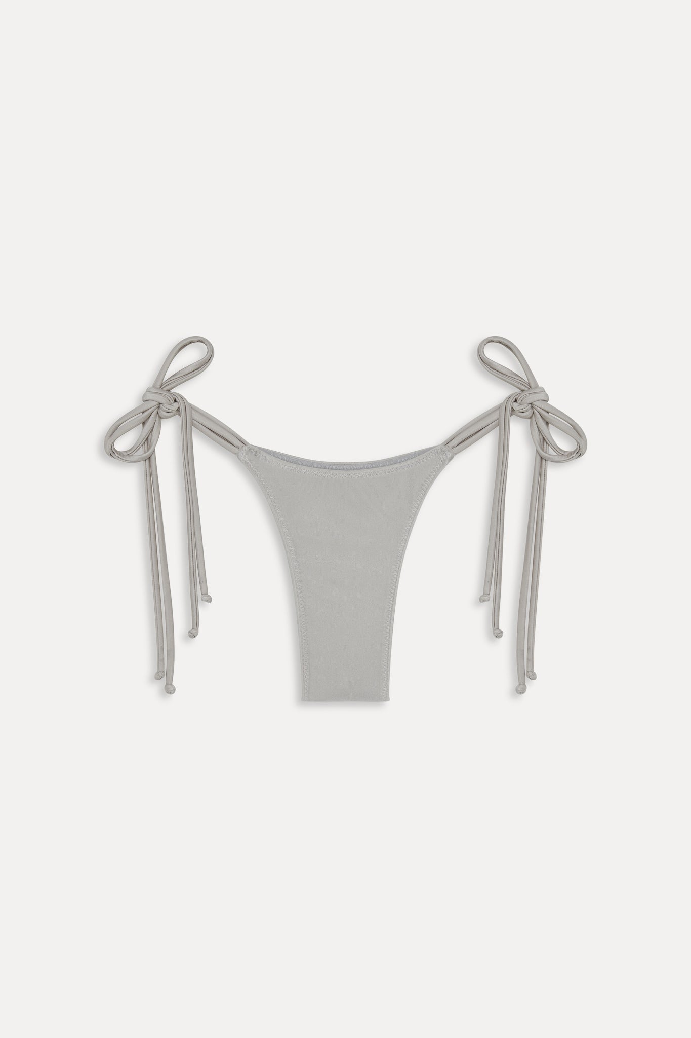 X Jennie Mabel Satin Bikini Bottom - Moon