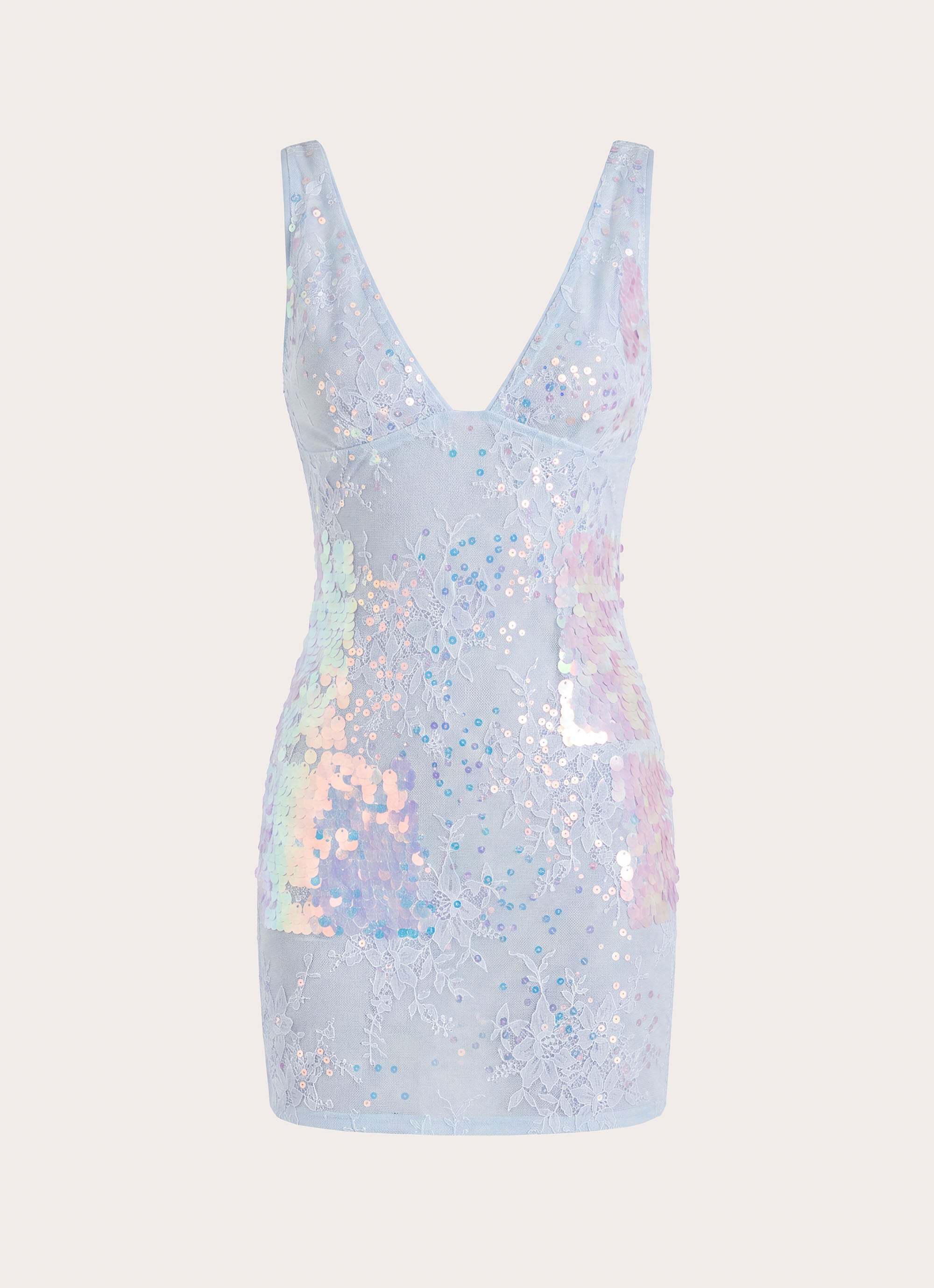 Maral Sequin Mini Dress - Blue