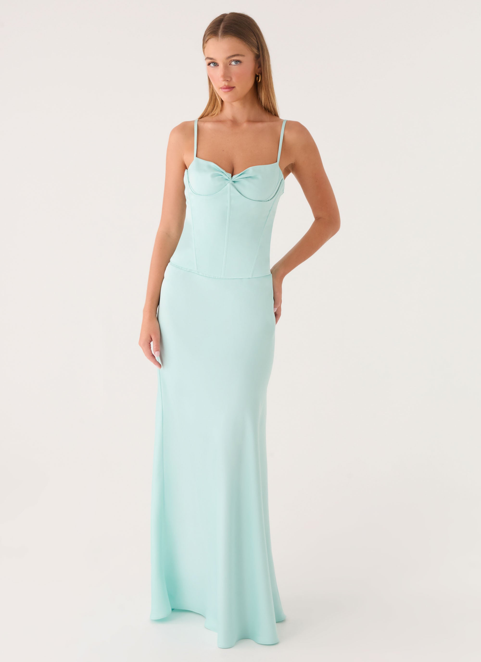 Merritt Maxi Dress - Aqua