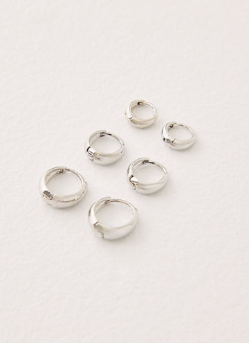 Mischief Hour Earrings - Silver
