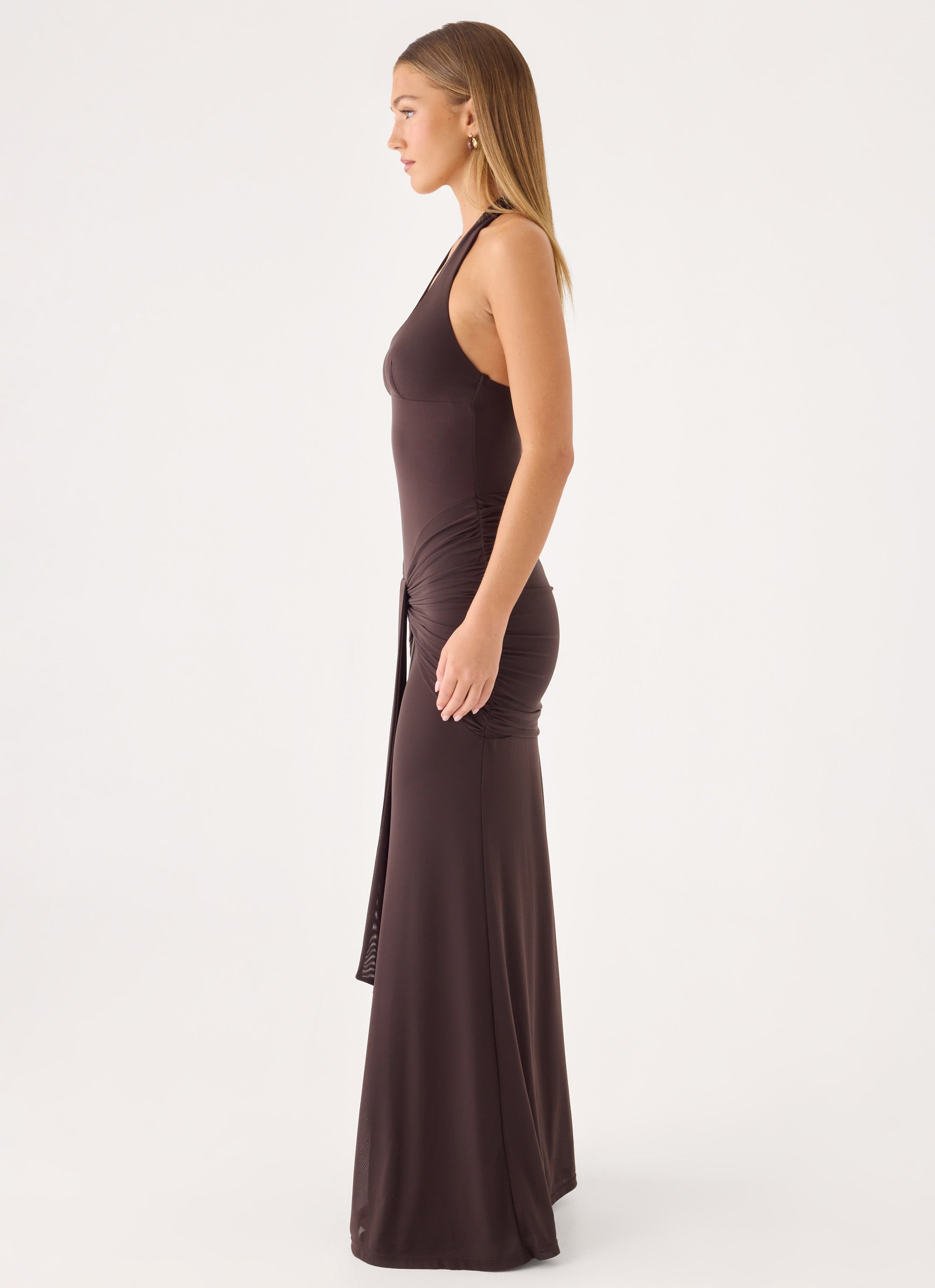 Myrhee Maxi Dress - Chocolate