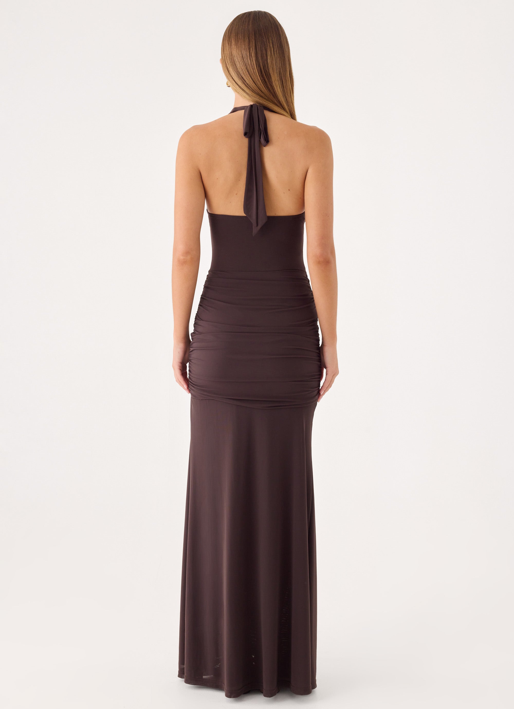 Myrhee Maxi Dress - Chocolate