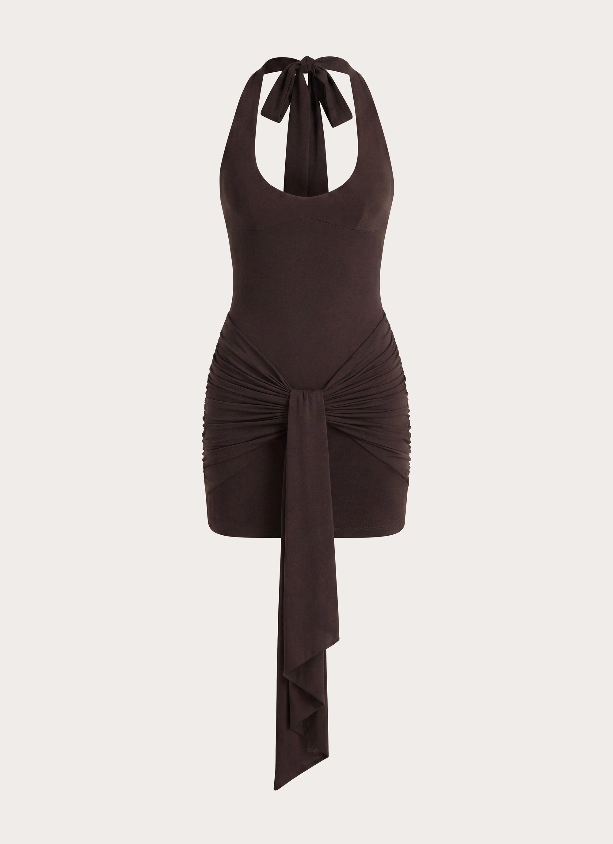 Myrhee Mini Dress - Chocolate
