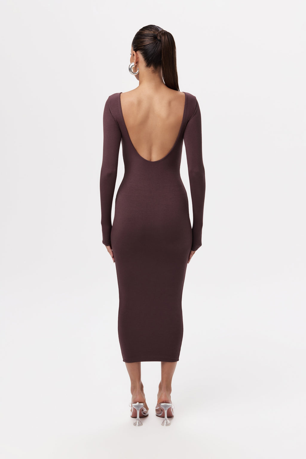 NW Open Back Midi Dress