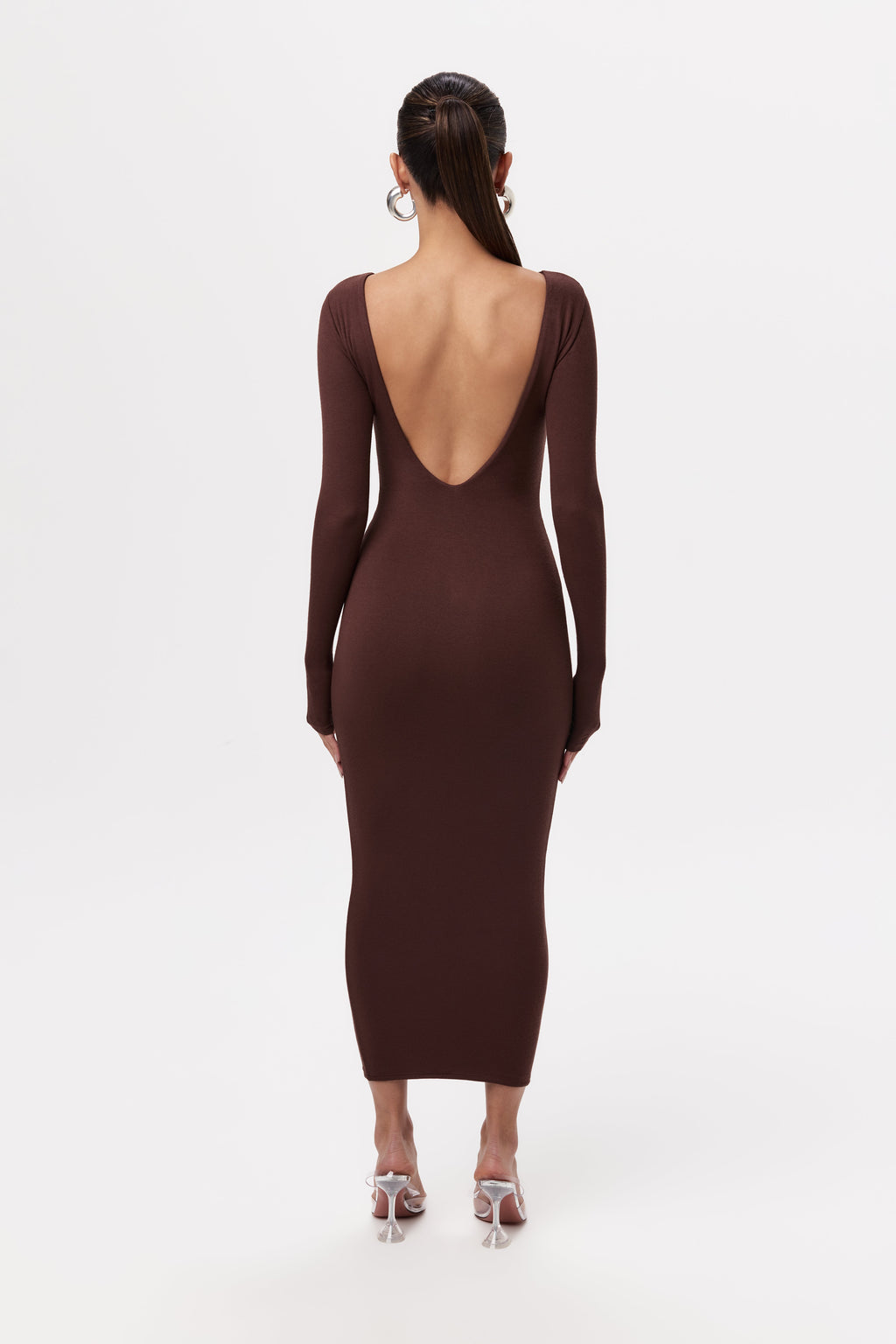 NW Open Back Midi Dress