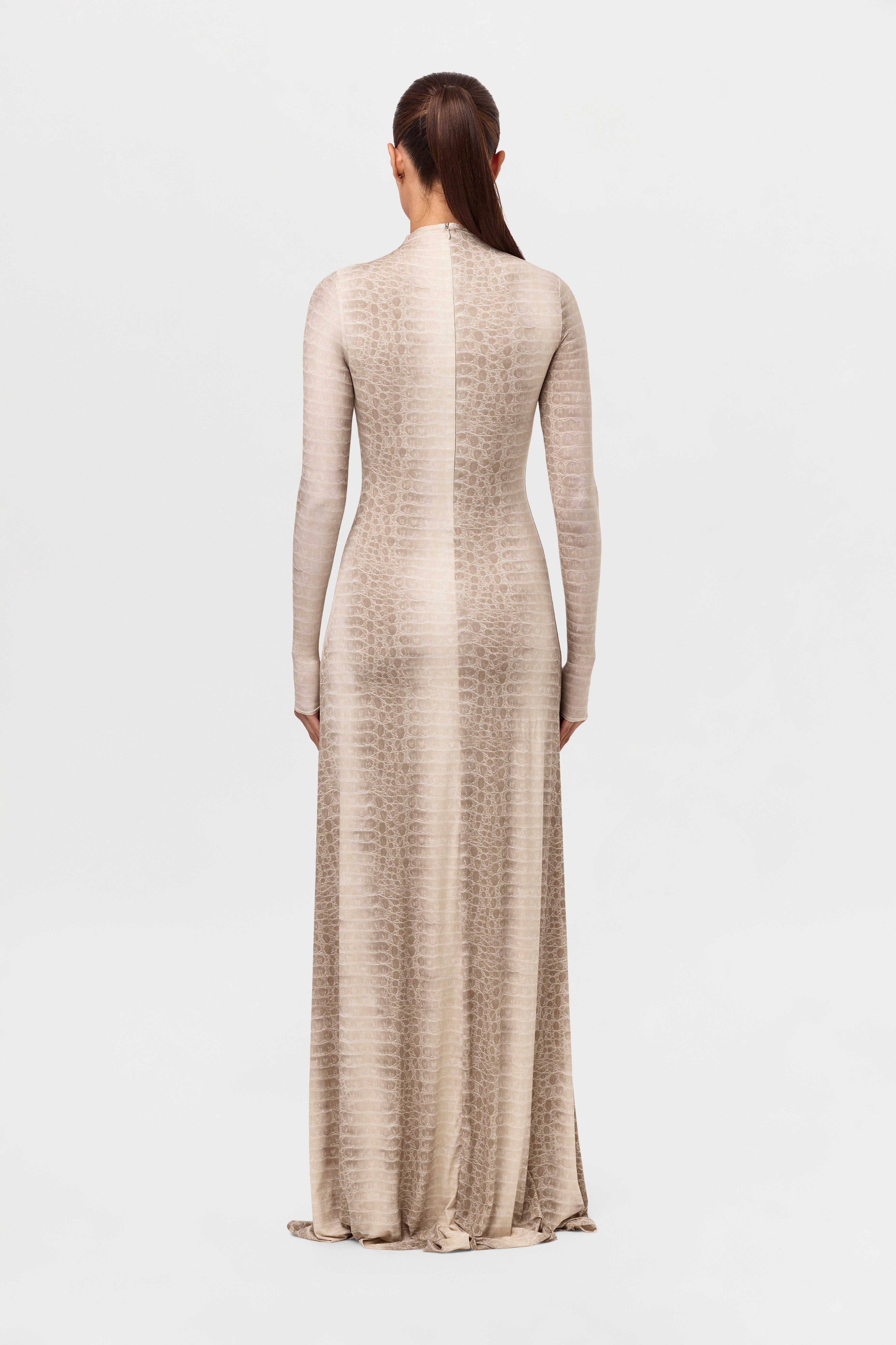 Naked Print Maxi Dress