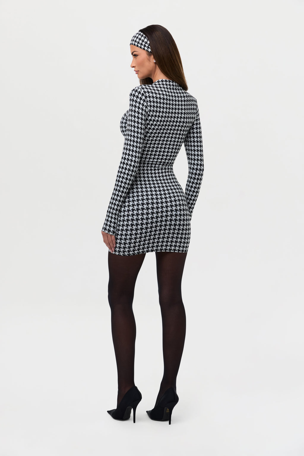 Naked Print Mini Dress