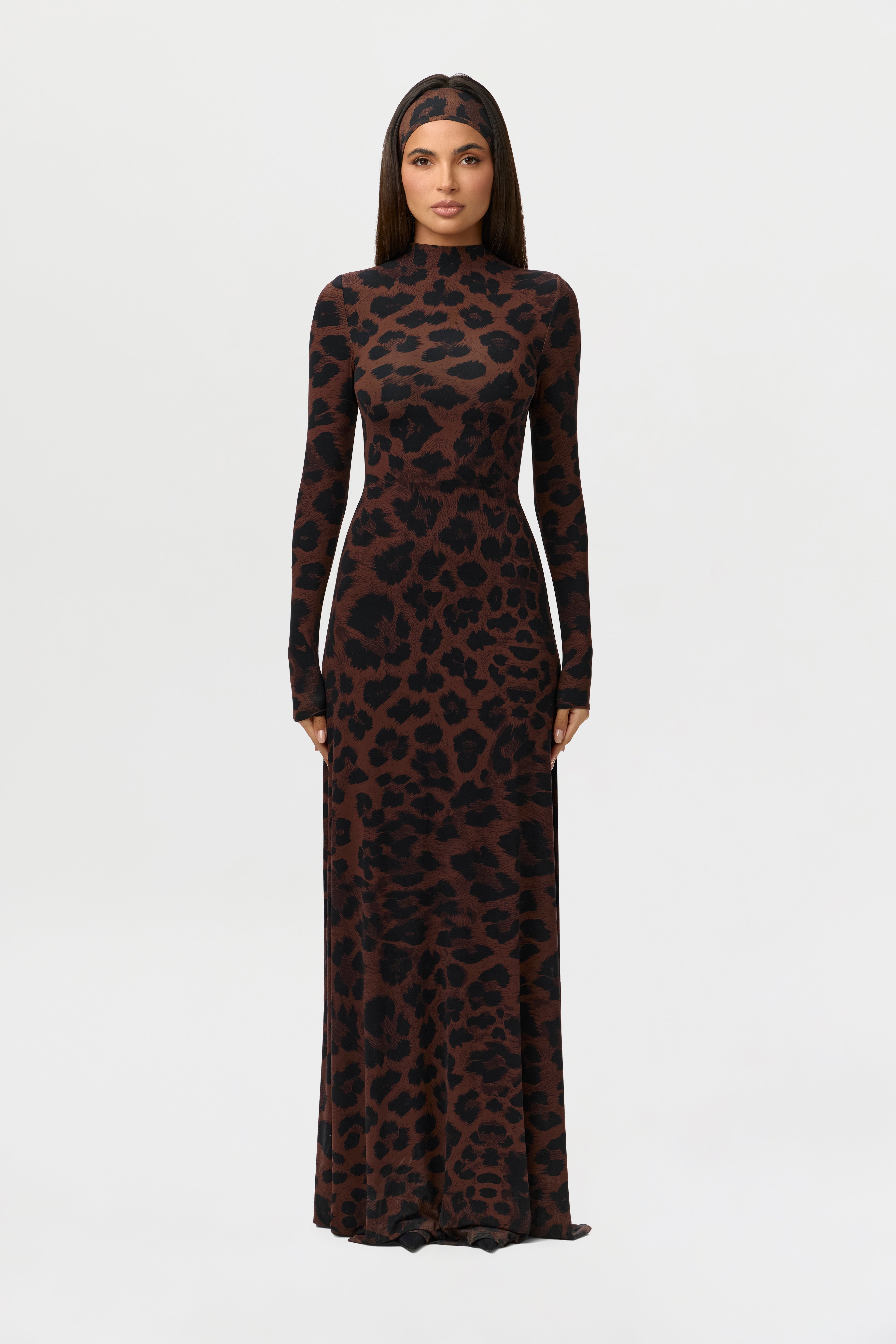 Naked Print Maxi Dress