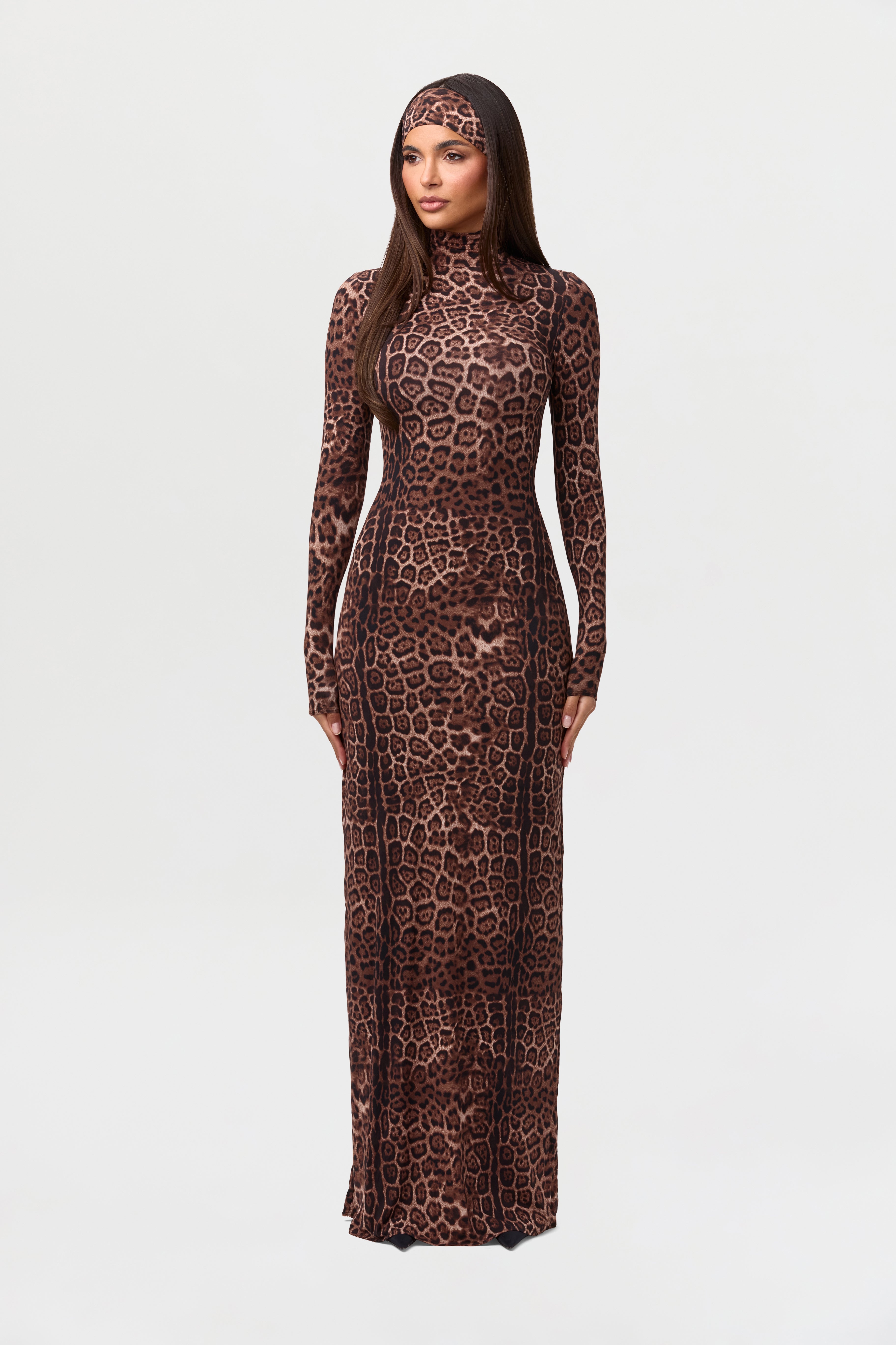 Naked Leopard Maxi Dress