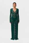 Stretch Lace Maxi Dress