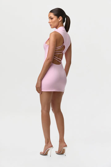 Ponte Cut Out Mini Dress