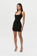 Snatched Halter Mini Dress