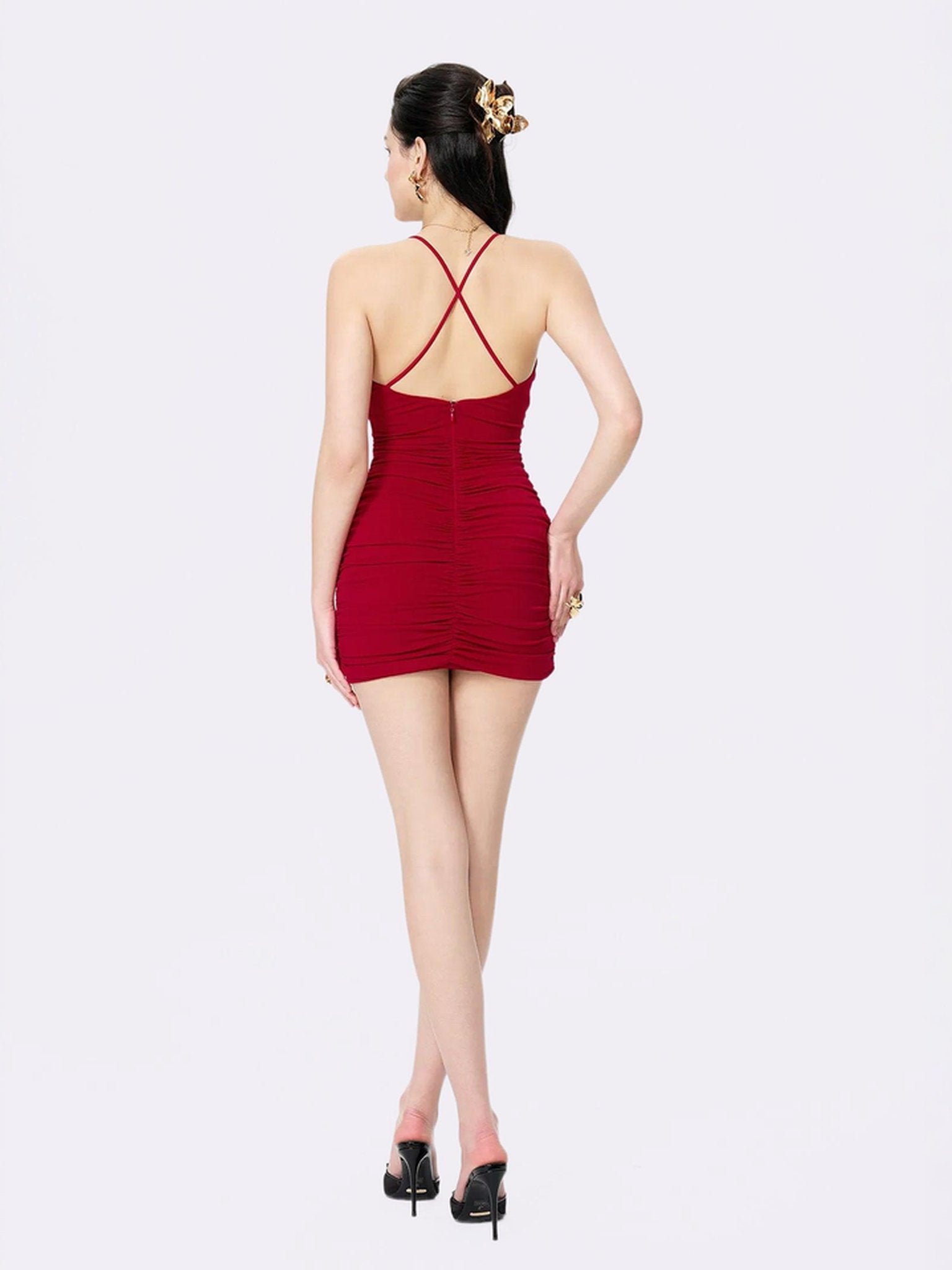 Violet Dress -Red -Final Sale
