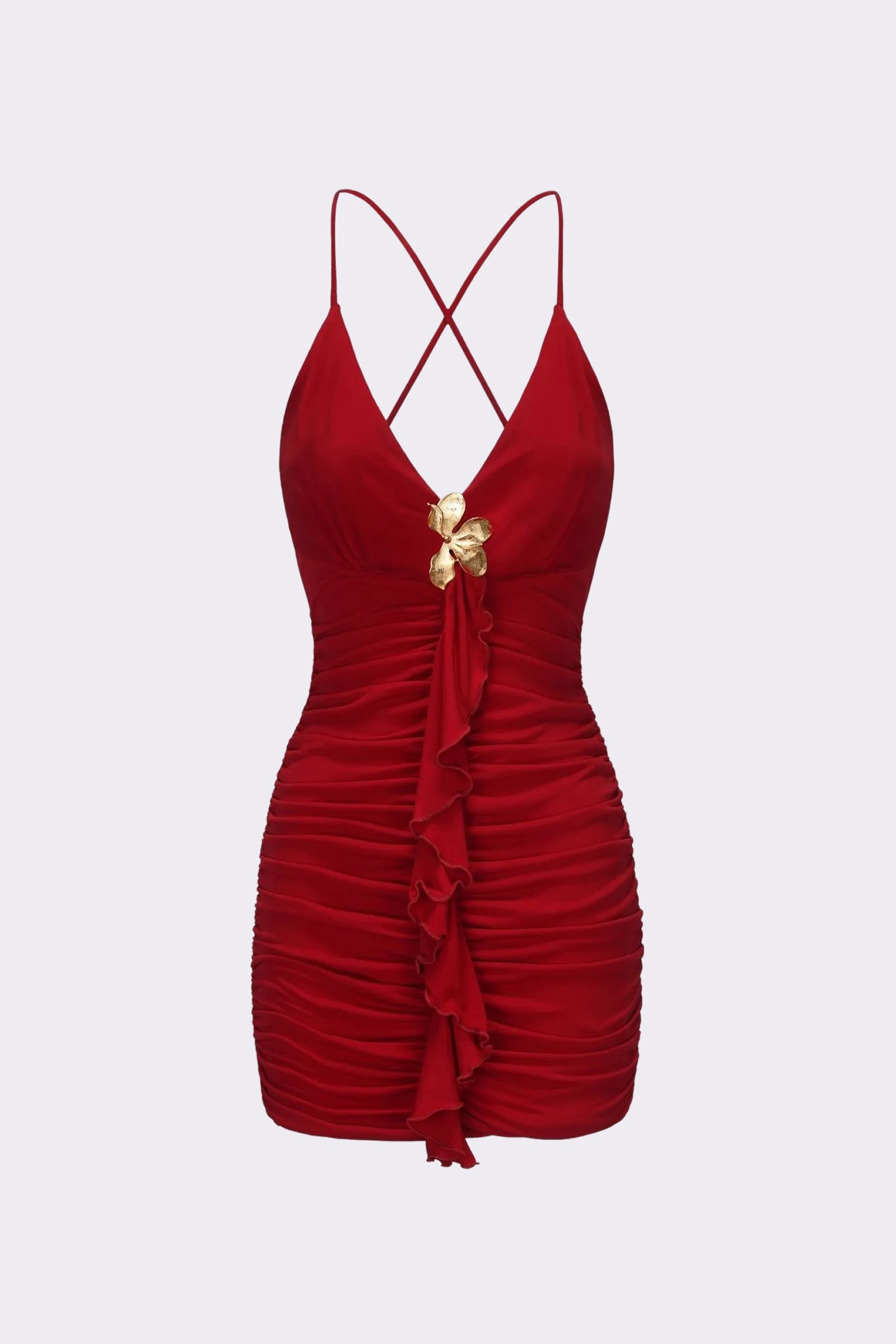 Violet Dress -Red -Final Sale