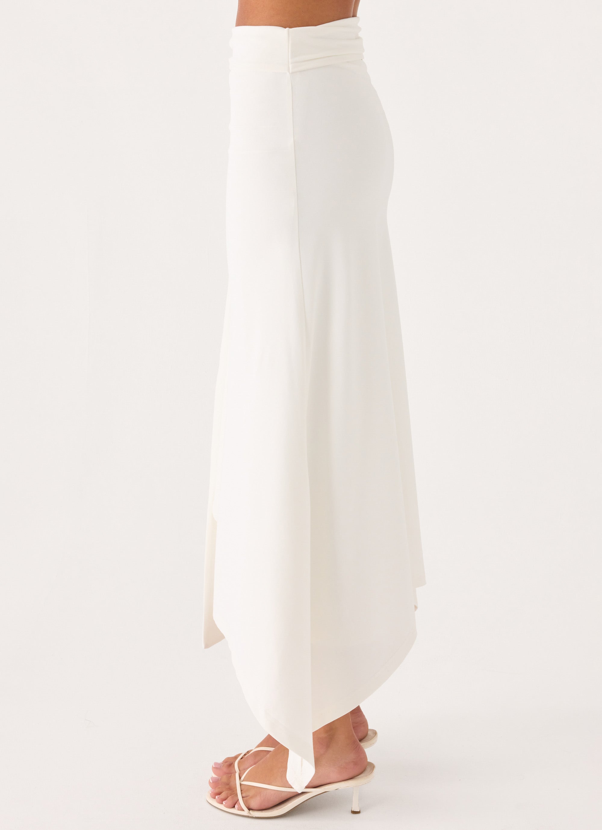 Overdrive Midi Skirt - White
