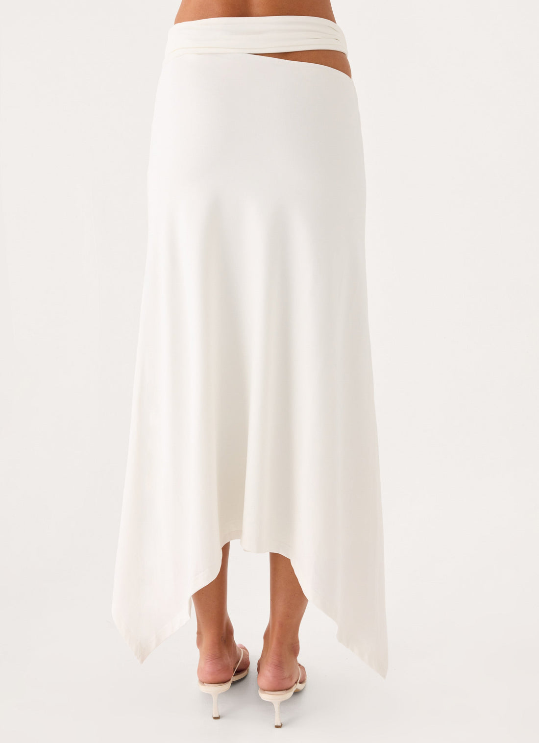 Overdrive Midi Skirt - White