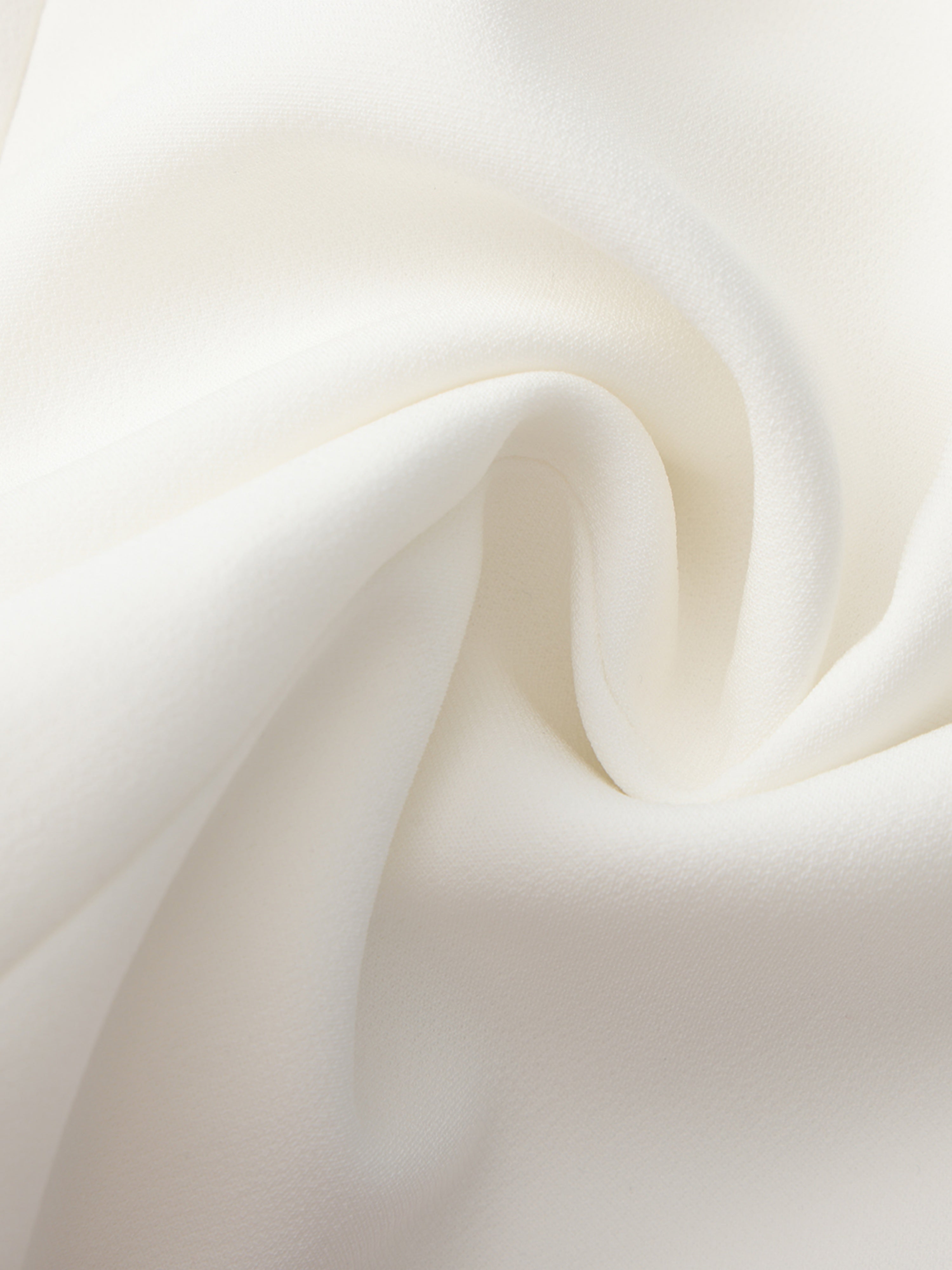 Sera Crystal-Button White Dress