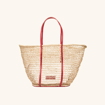 The Comporta Large Tote - Tomato