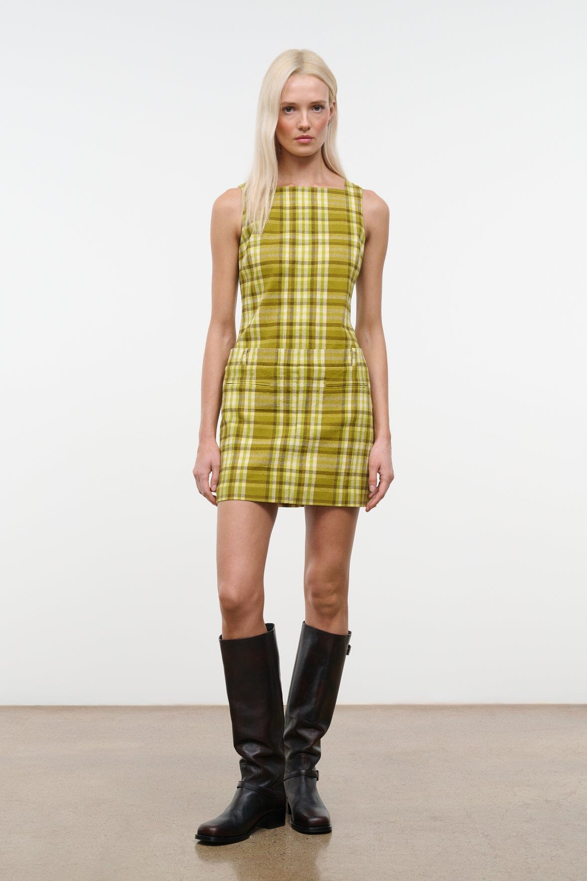 Shea Dress | Pepperoncini Plaid