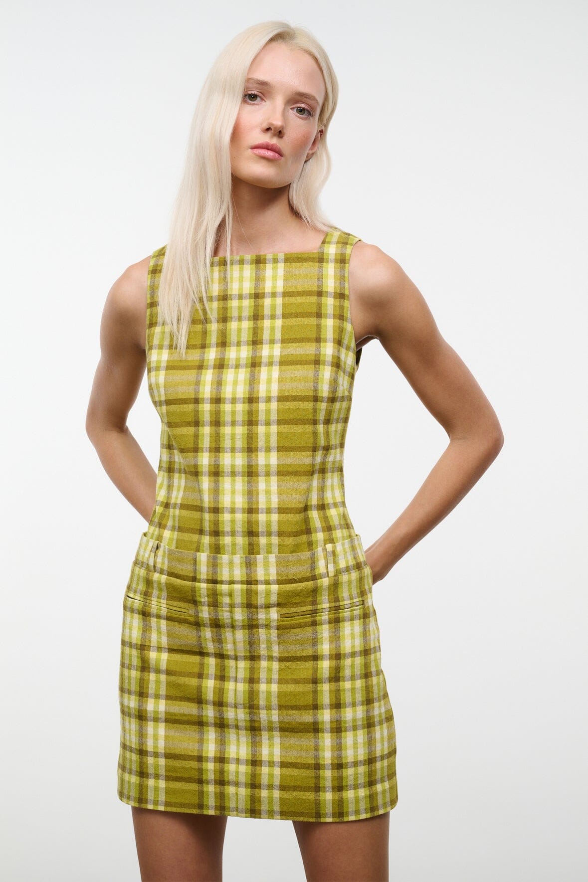 Shea Dress | Pepperoncini Plaid