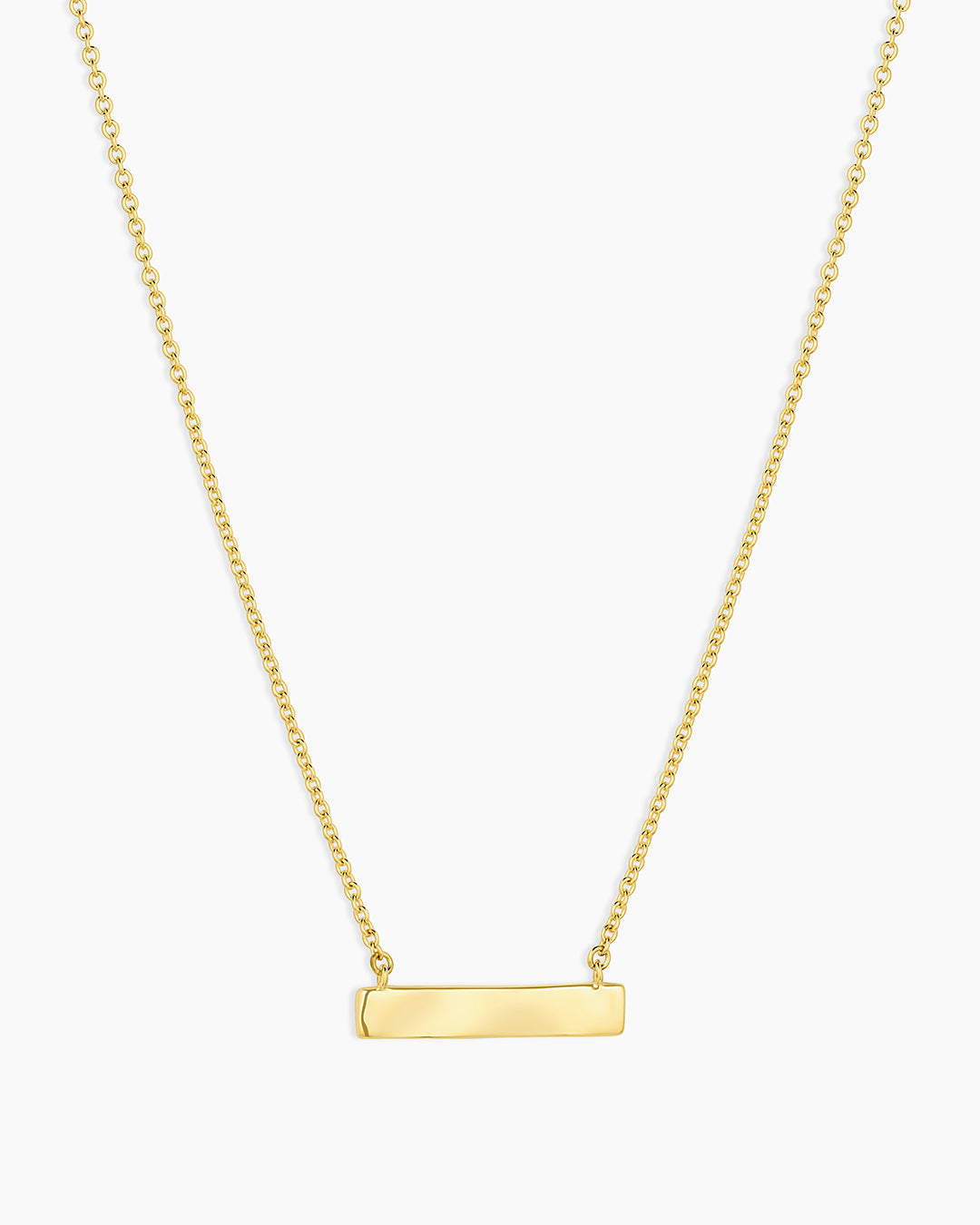 Bespoke Plate Necklace (Gold)