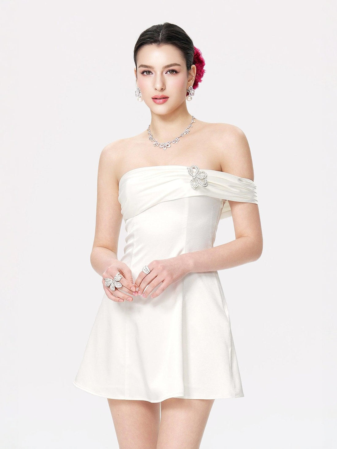 Cornelia Dress -White -Final Sale