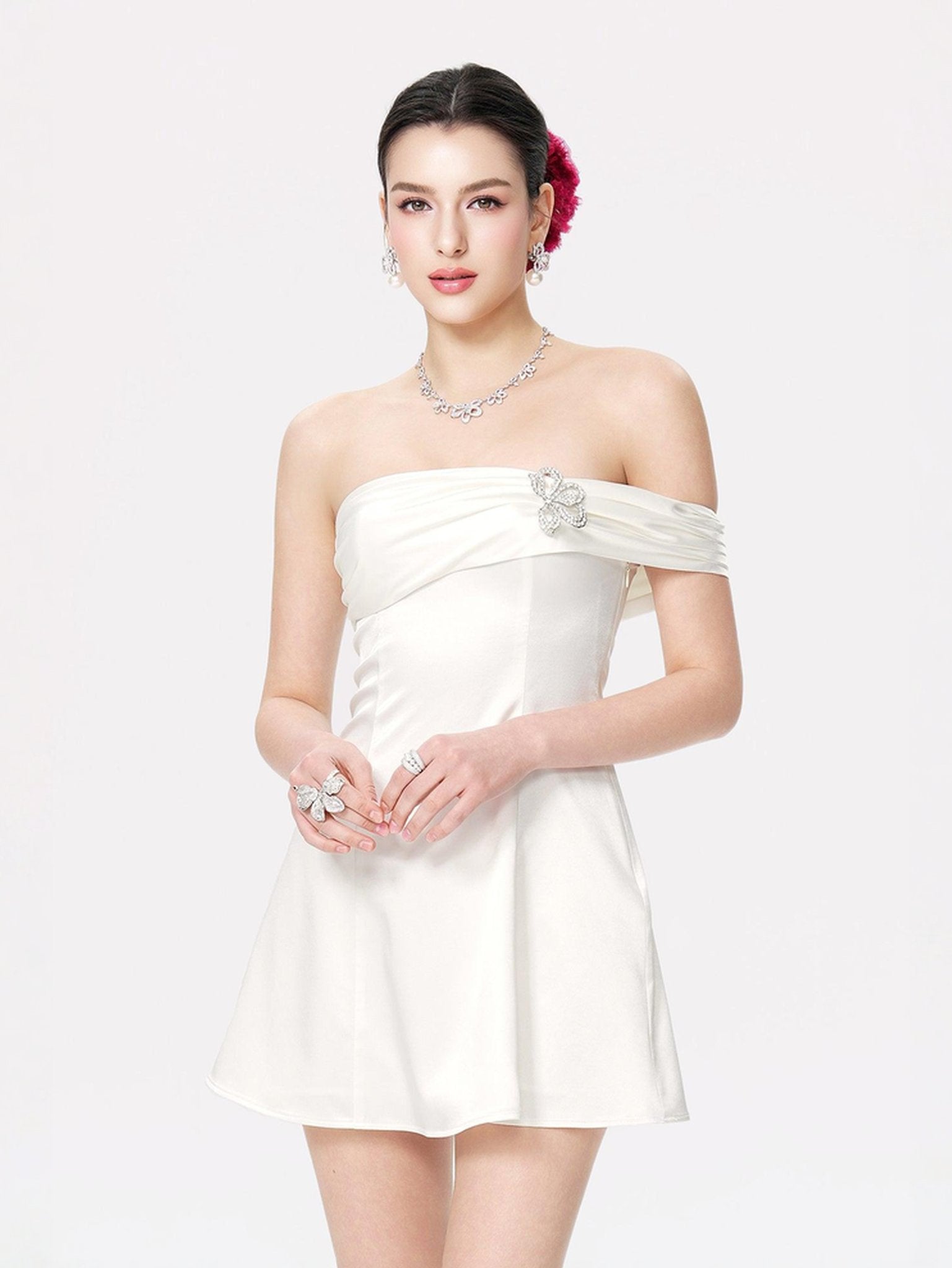 Cornelia Dress -White -Final Sale