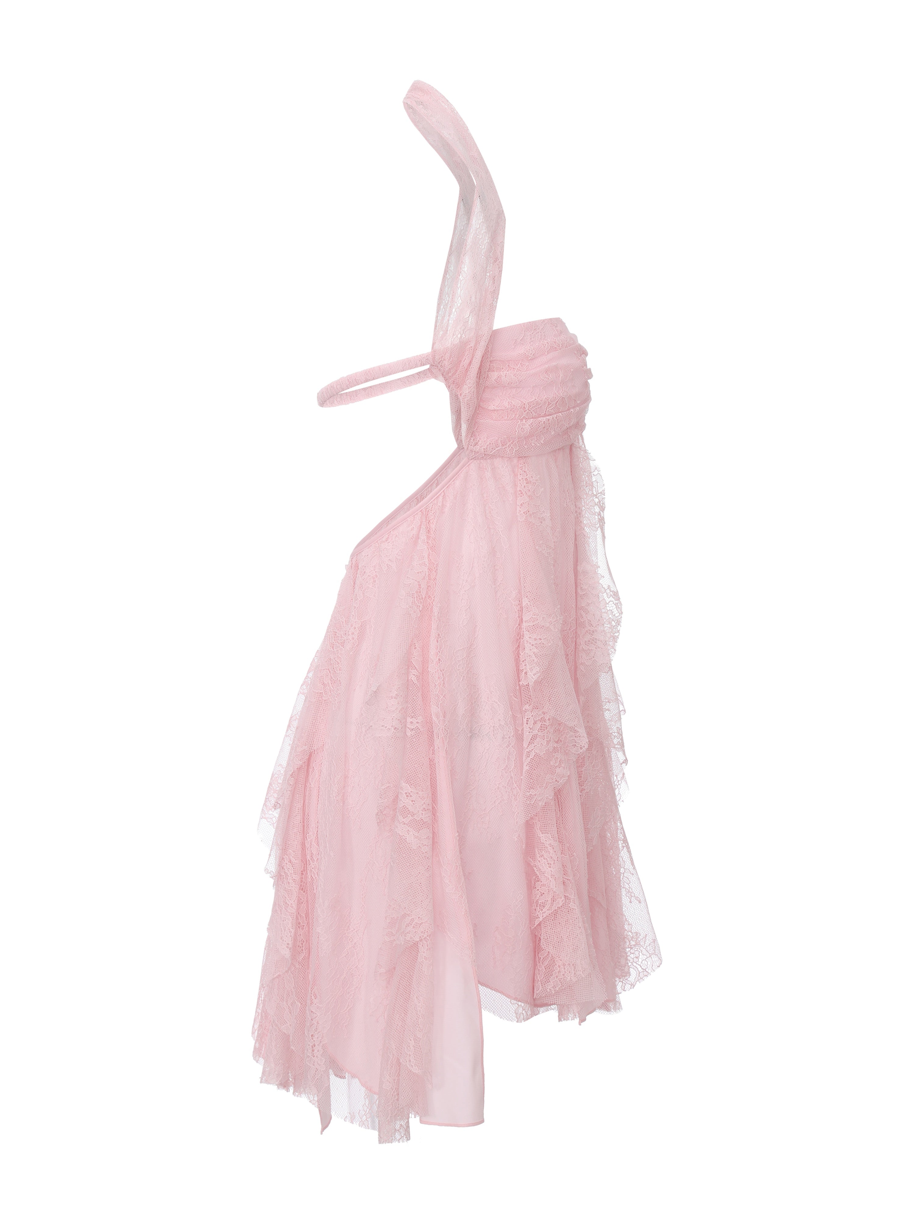 Lily Halter Pink Dress