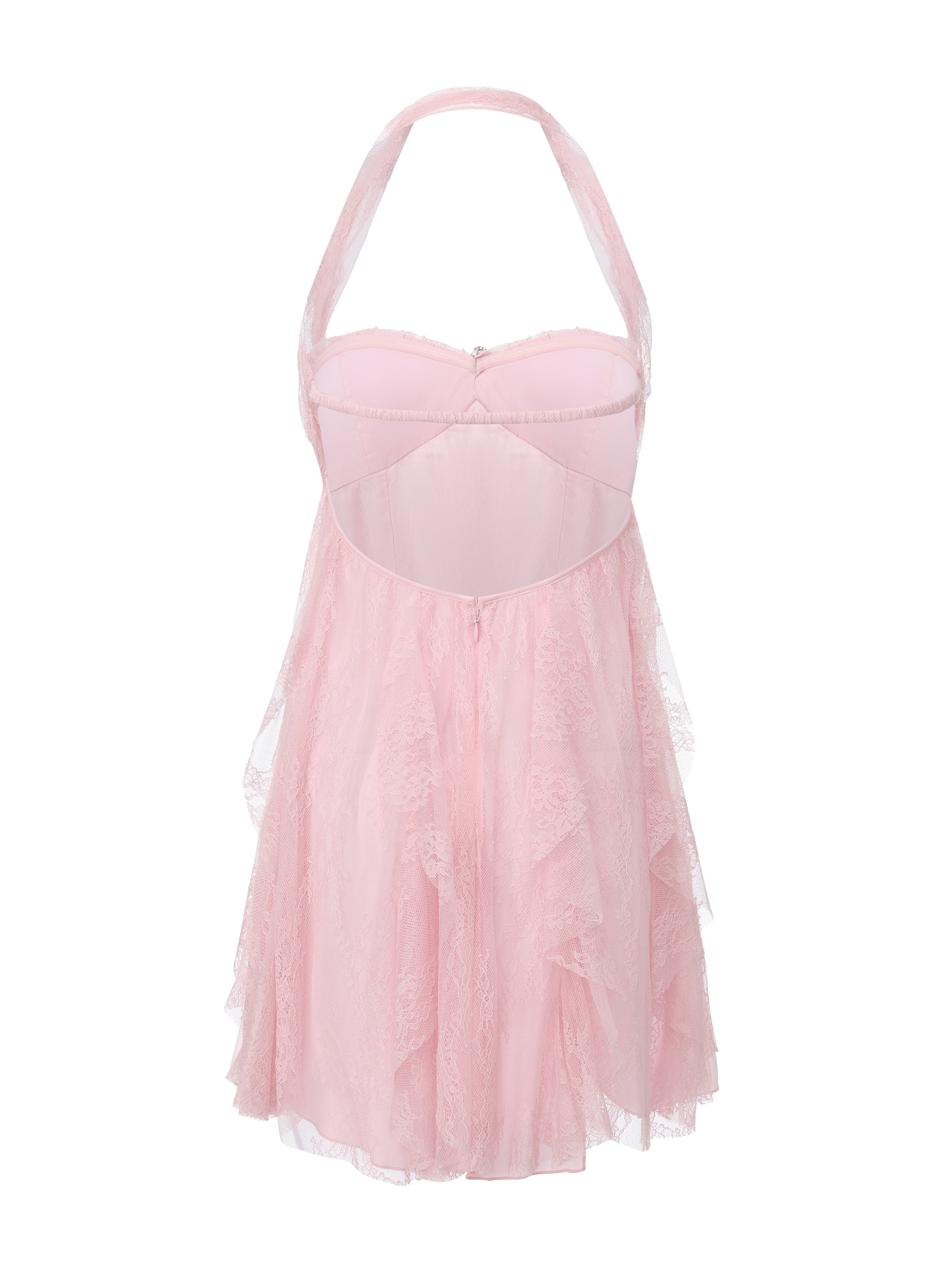 Lily Halter Pink Dress