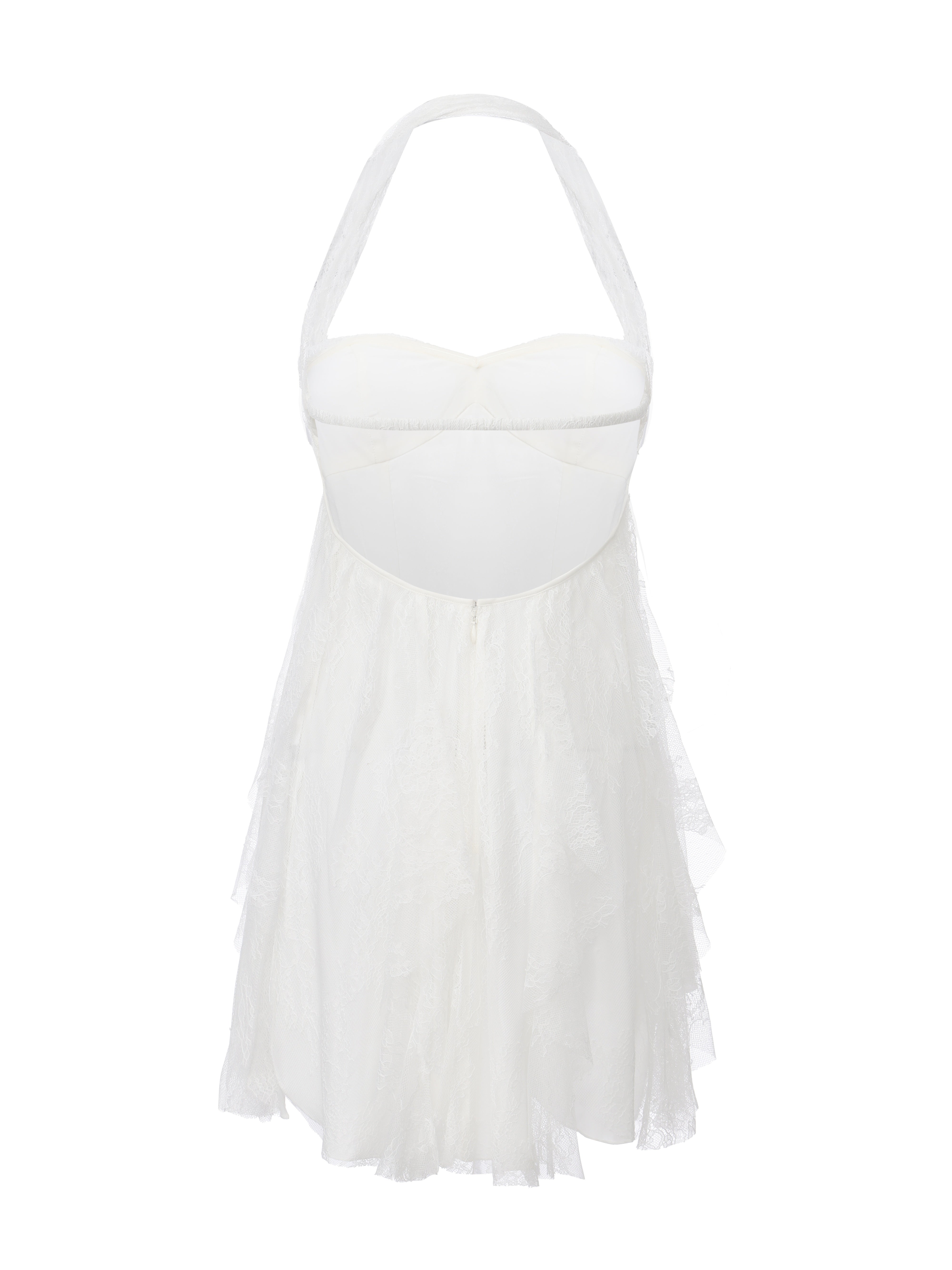 Lily Halter White Dress
