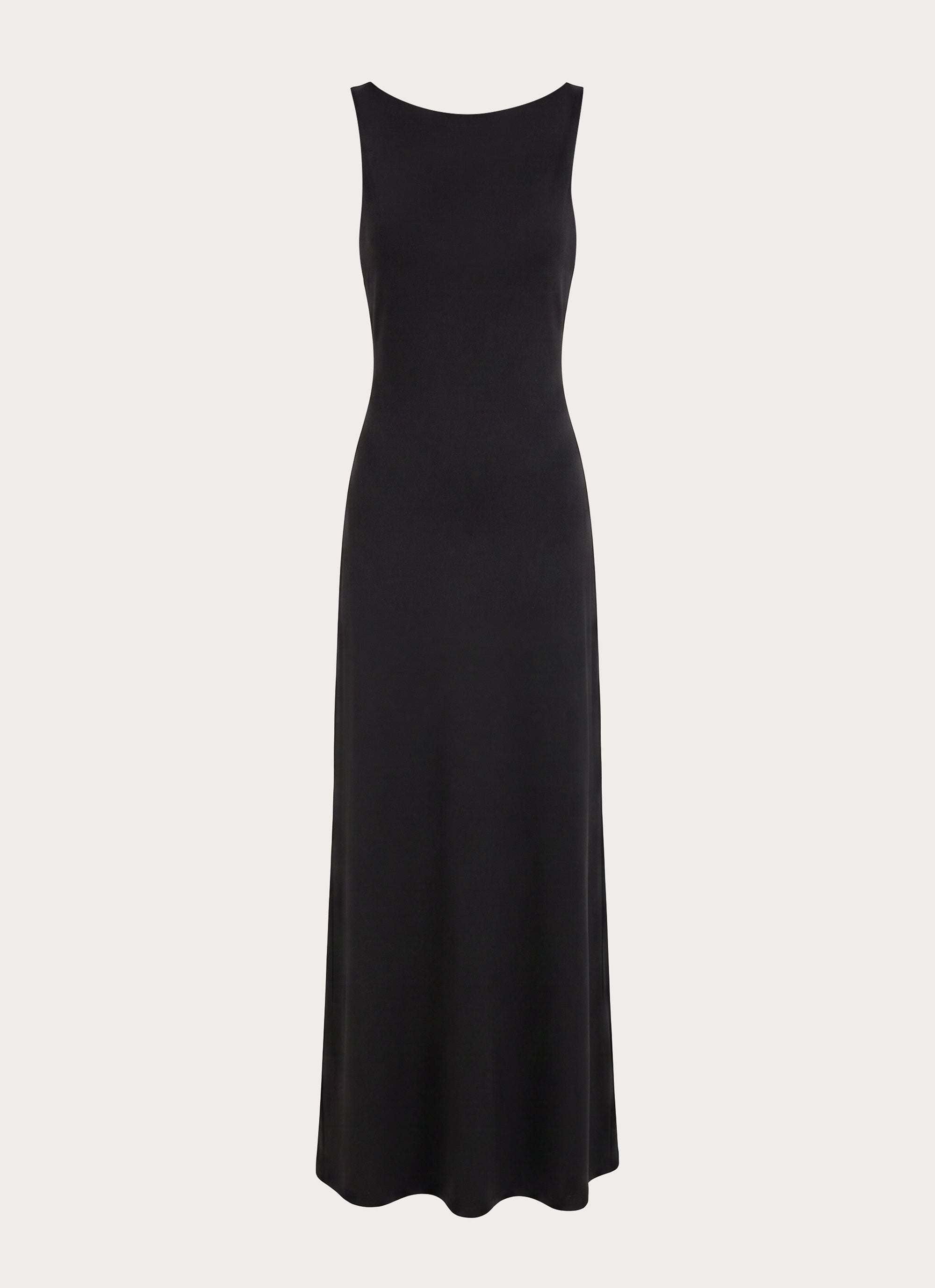 Ravelle Mesh Back Maxi Dress - Black