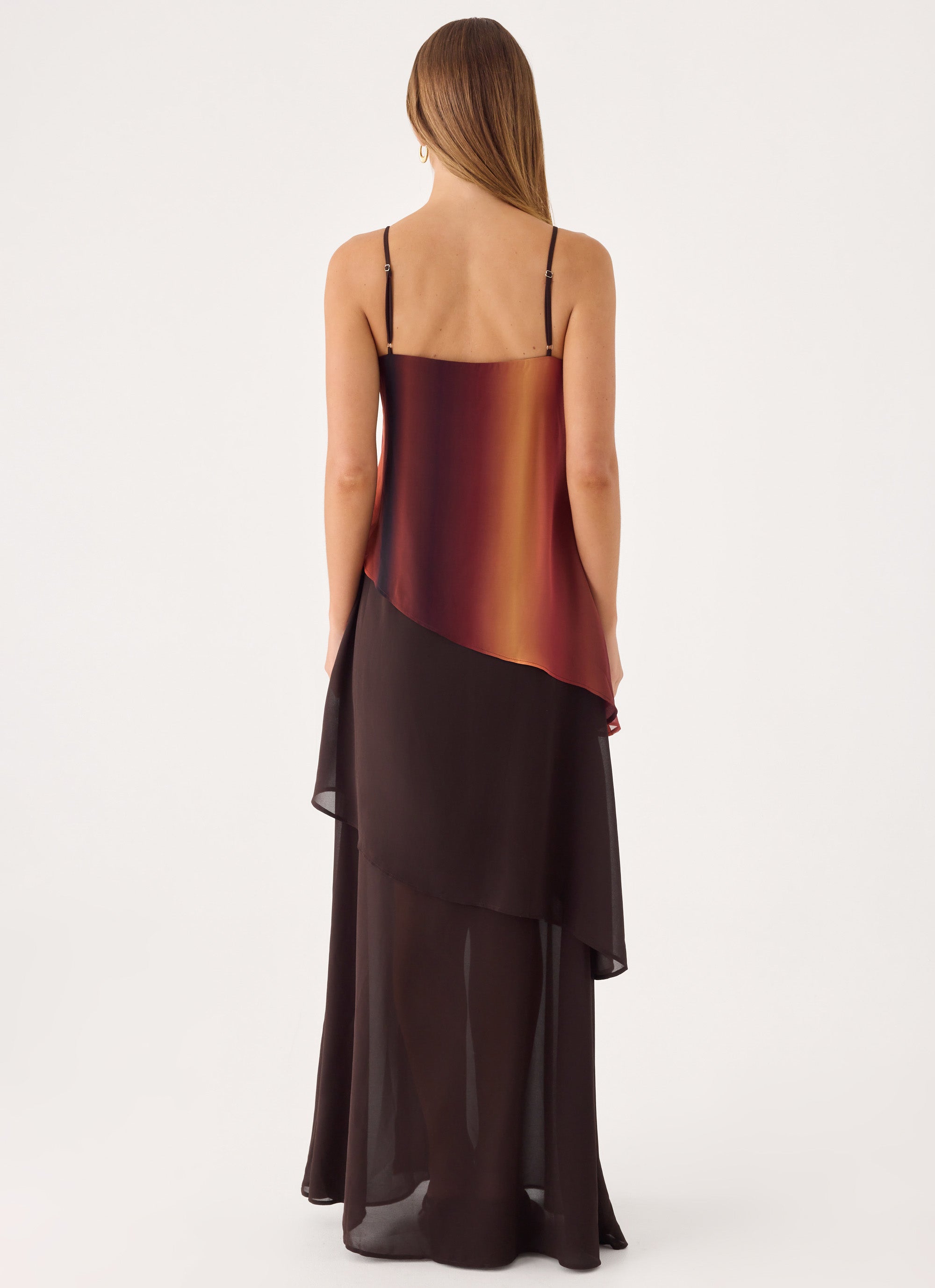 Ruesella Maxi Dress - Brown