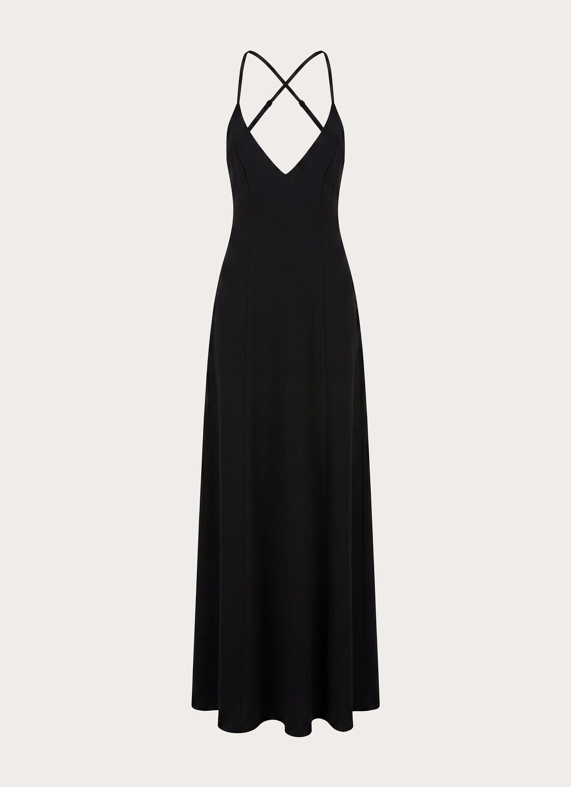Russian Roulette Maxi Dress - Black