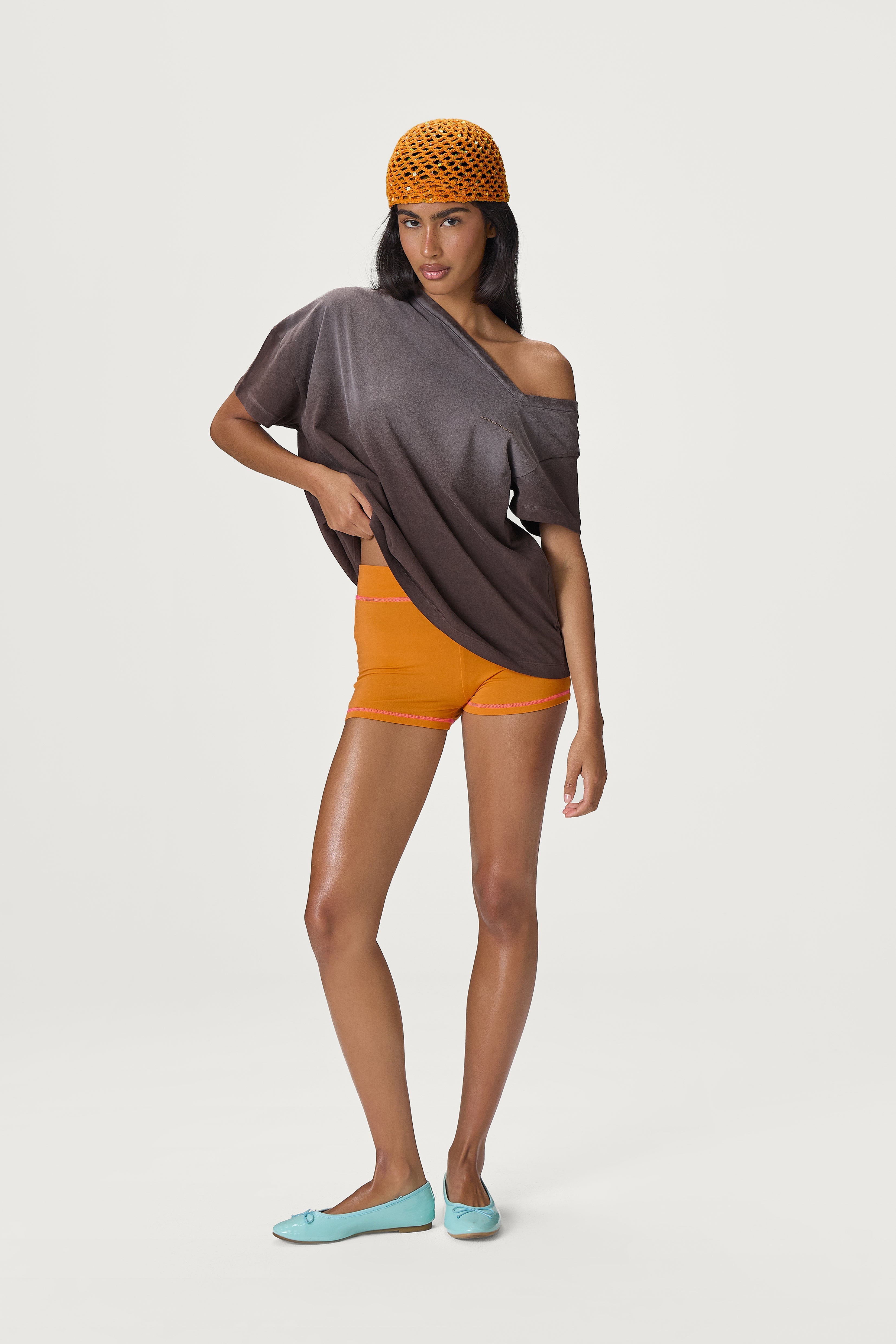 Florrie Asymmetric Oversized Tee