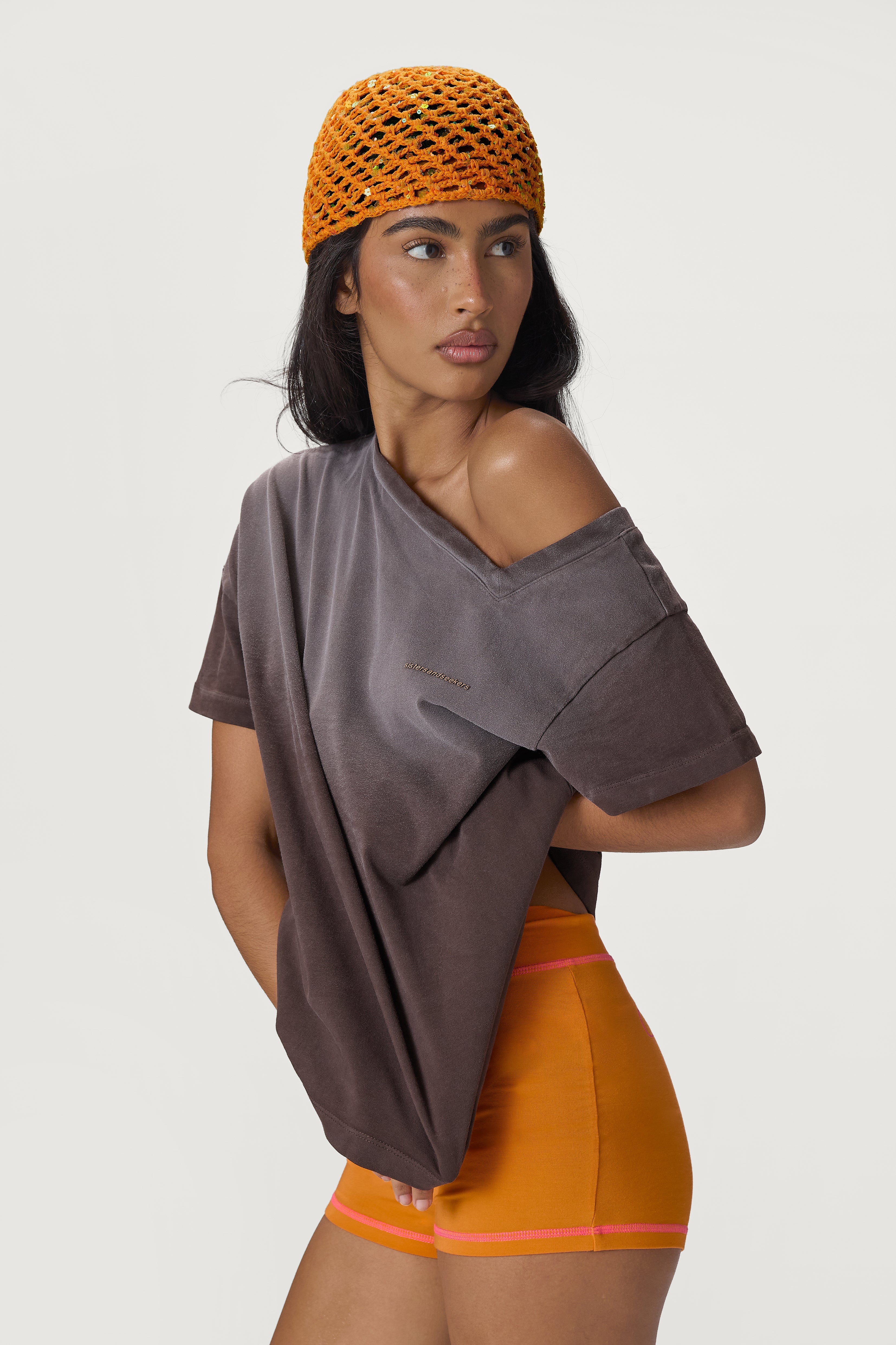 Florrie Asymmetric Oversized Tee