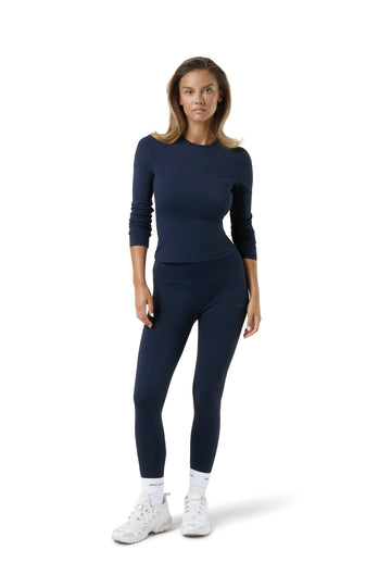 Soft Active Long Sleeve in Navy