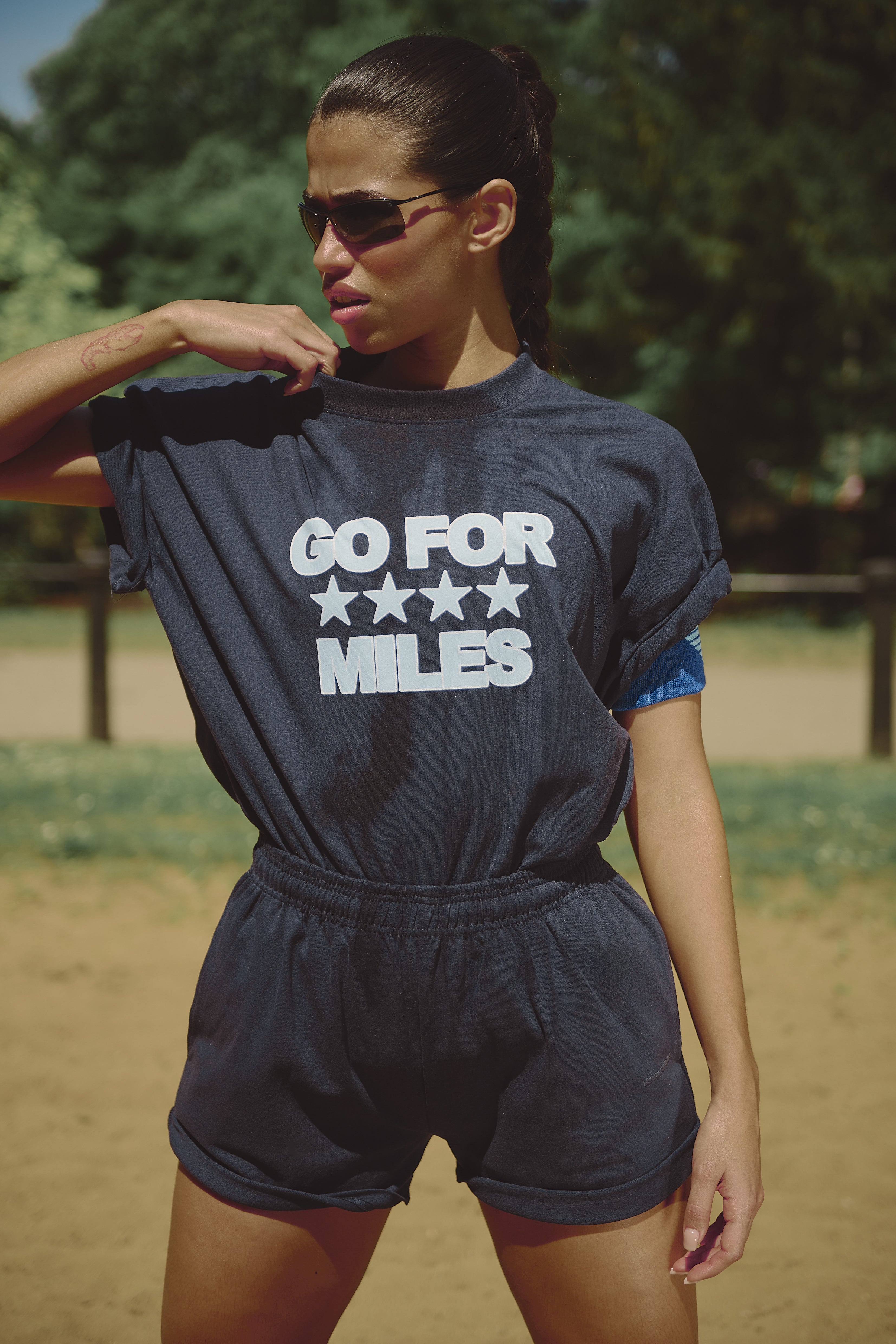 Miles Graphic Oversized Tee