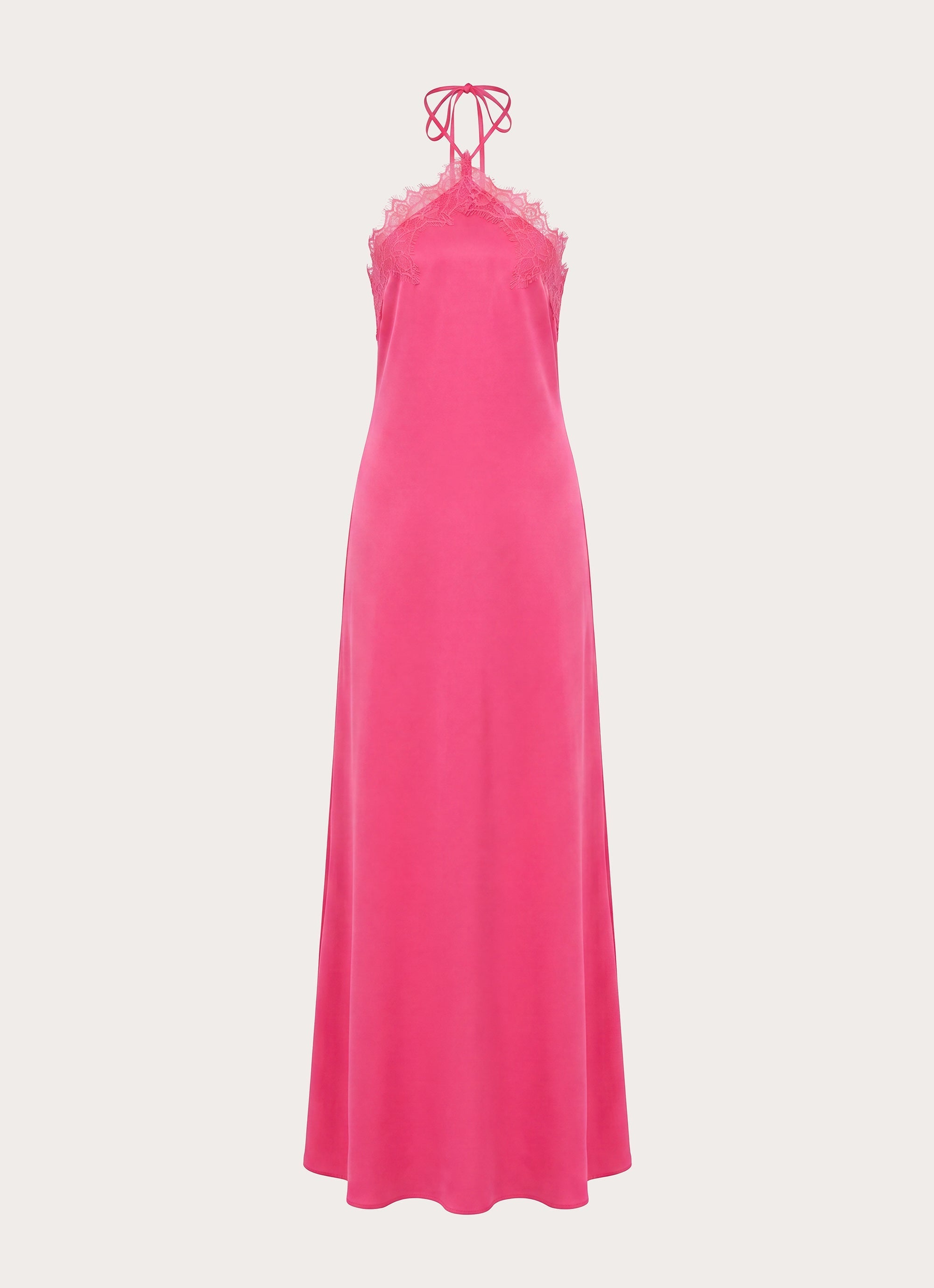 Samaria Halter Maxi Dress - Berry