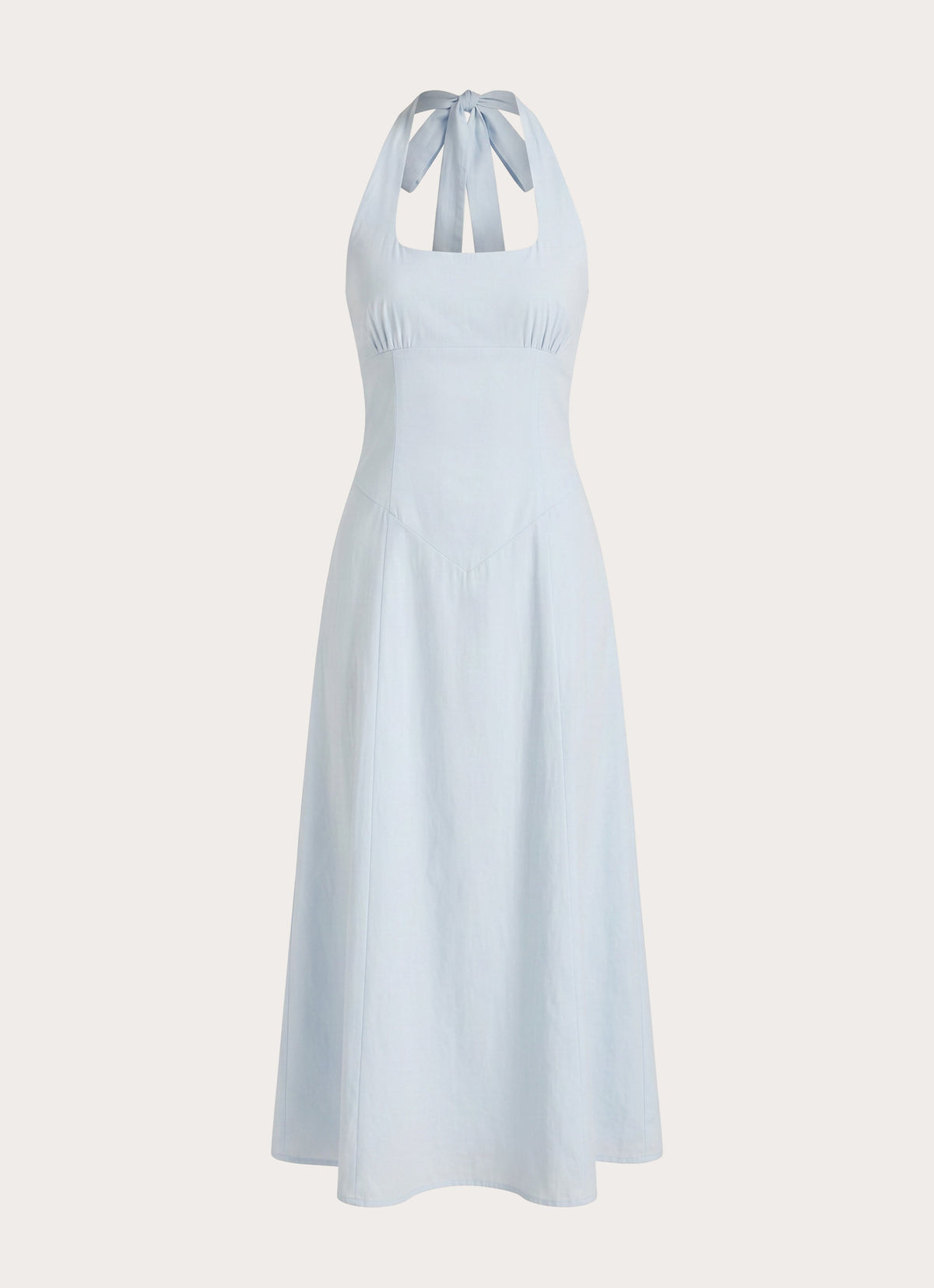 Sarrah Halter Midi Dress - Blue