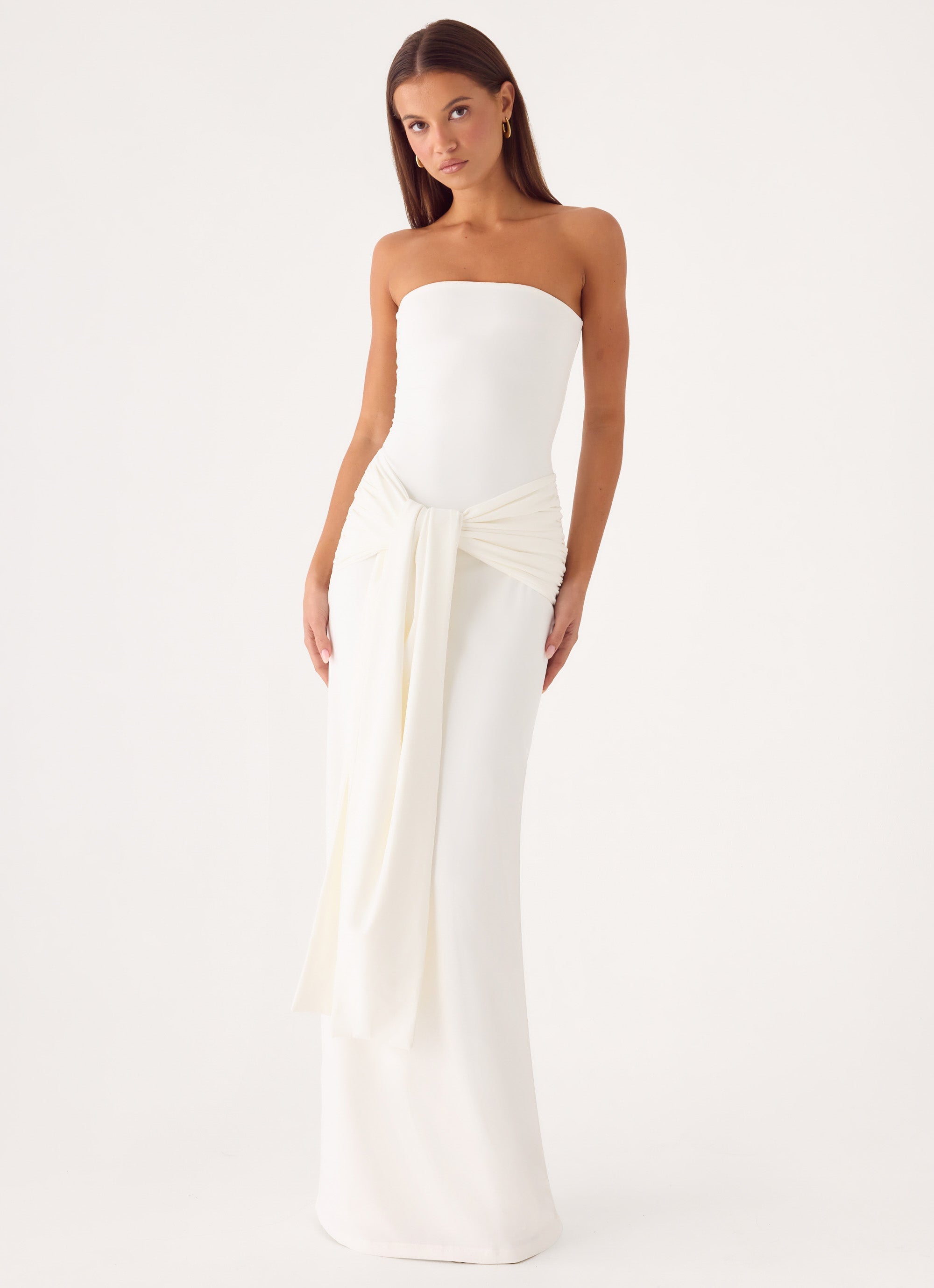 Stole My Heart Maxi Dress - White