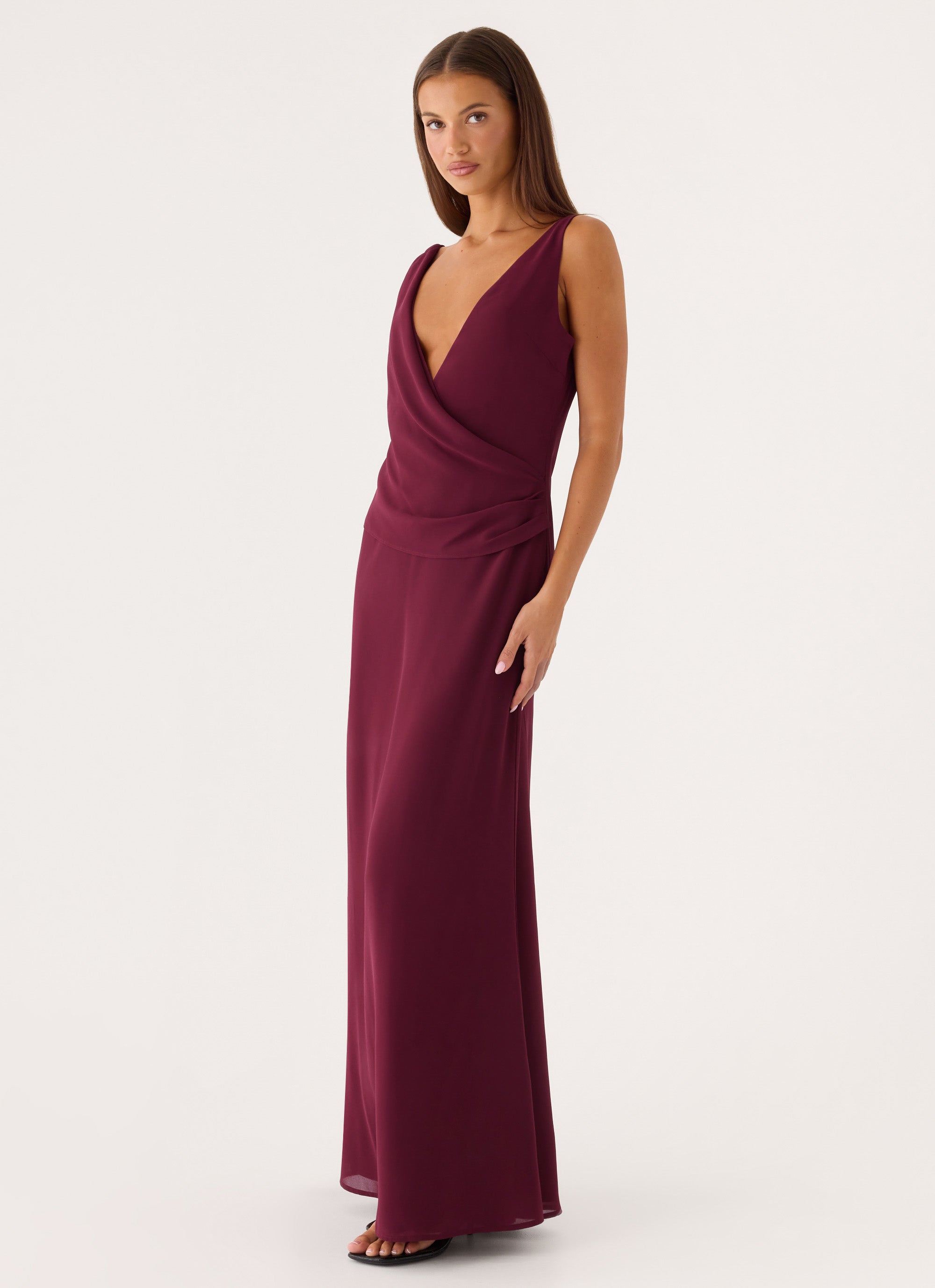 Sunset Edit Maxi Dress - Berry Kiss