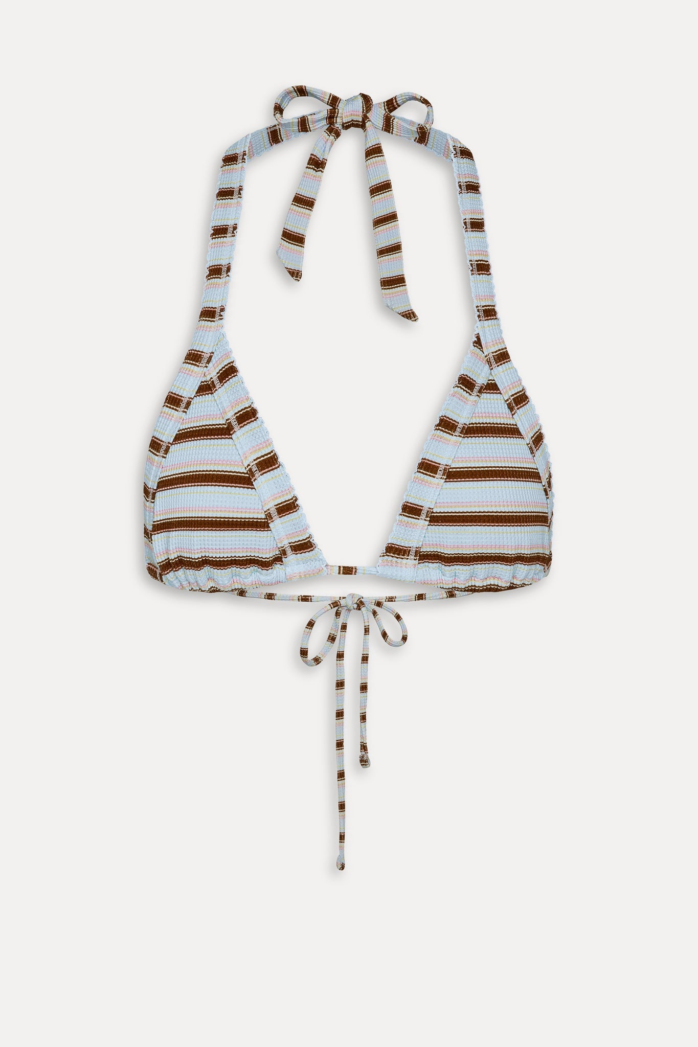 Taite Triangle Striped Bikini Top - Verona Stripe