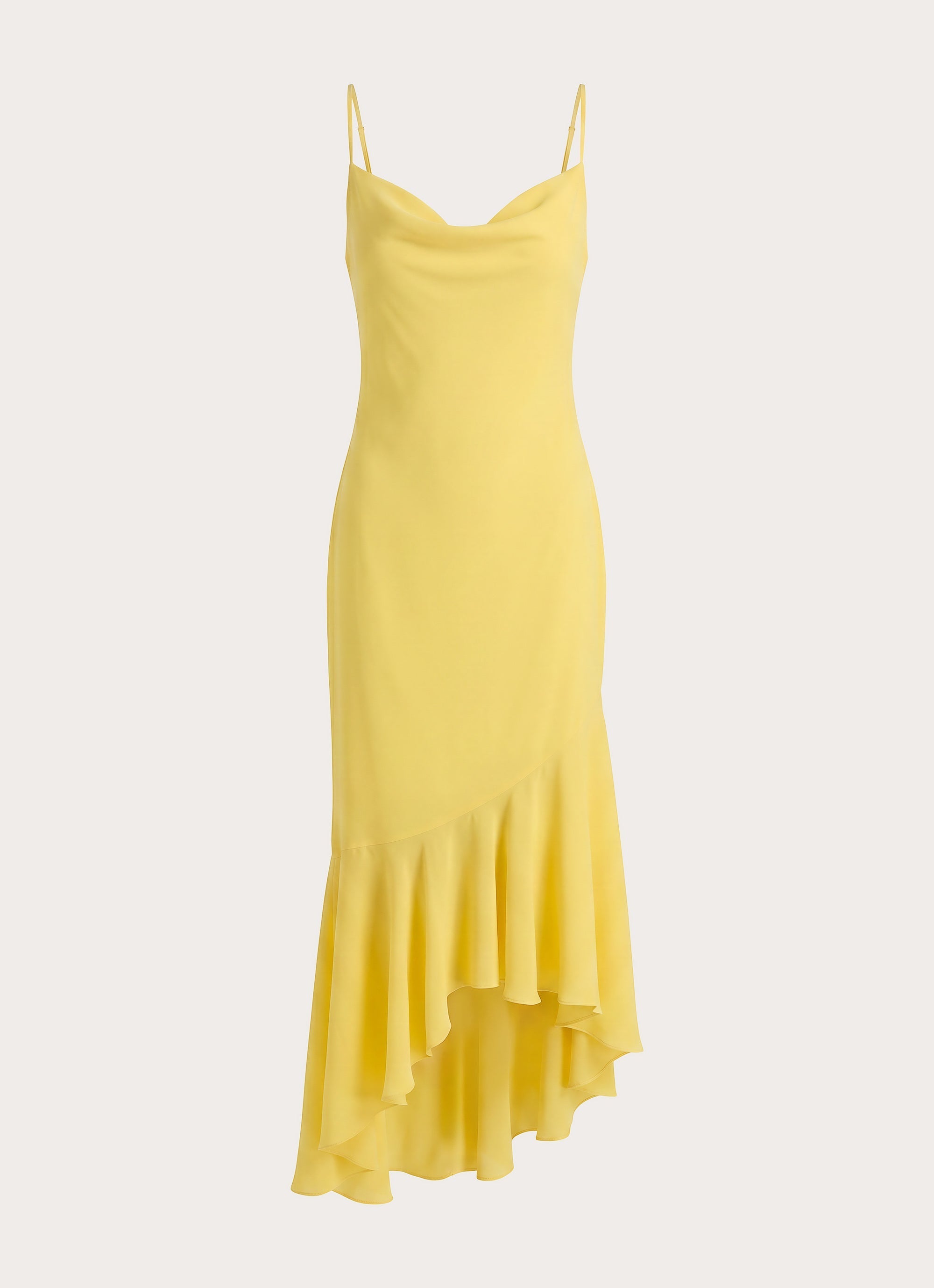 Talindra Midi Dress - Bright Lemon