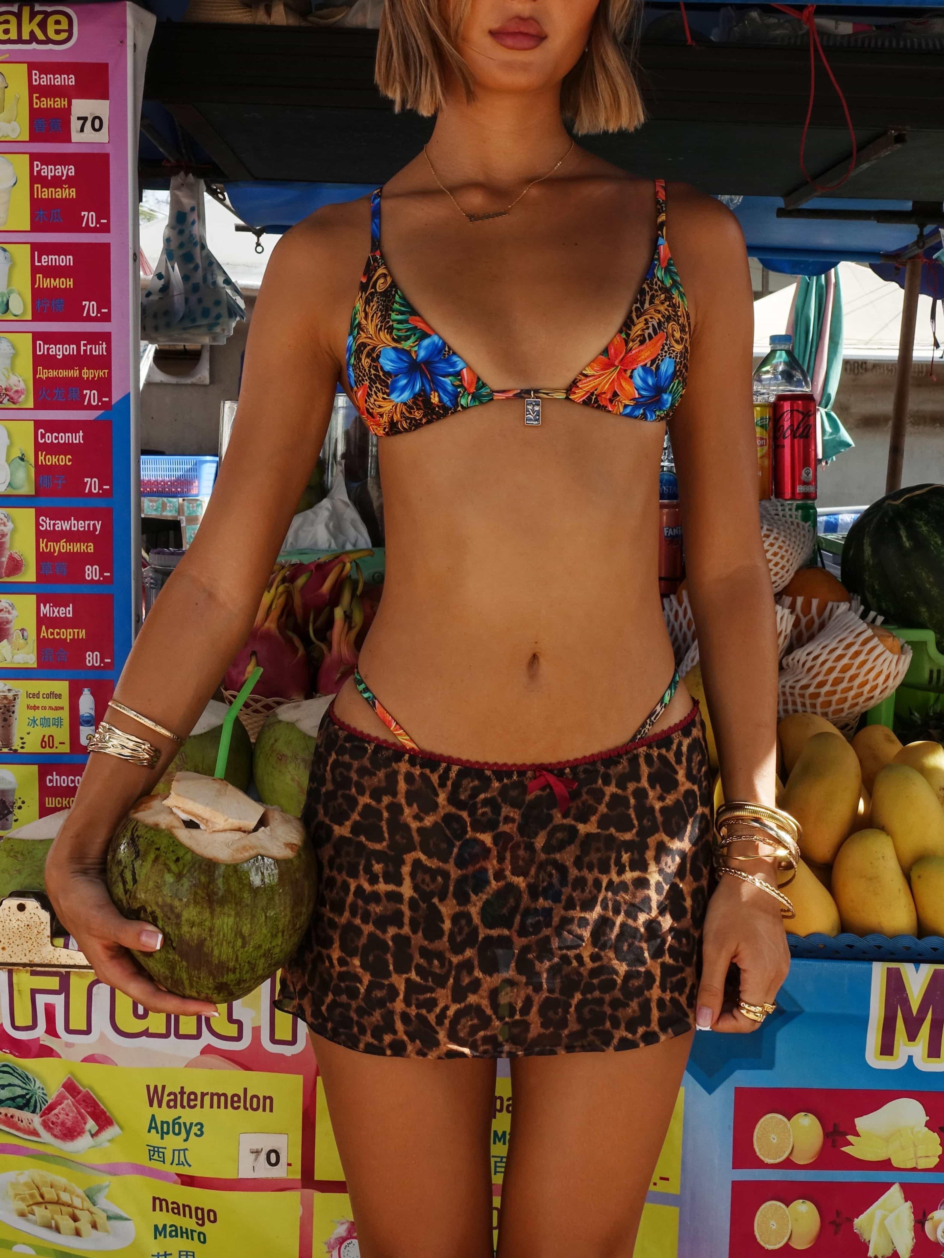 Maya Skirt / Leopard