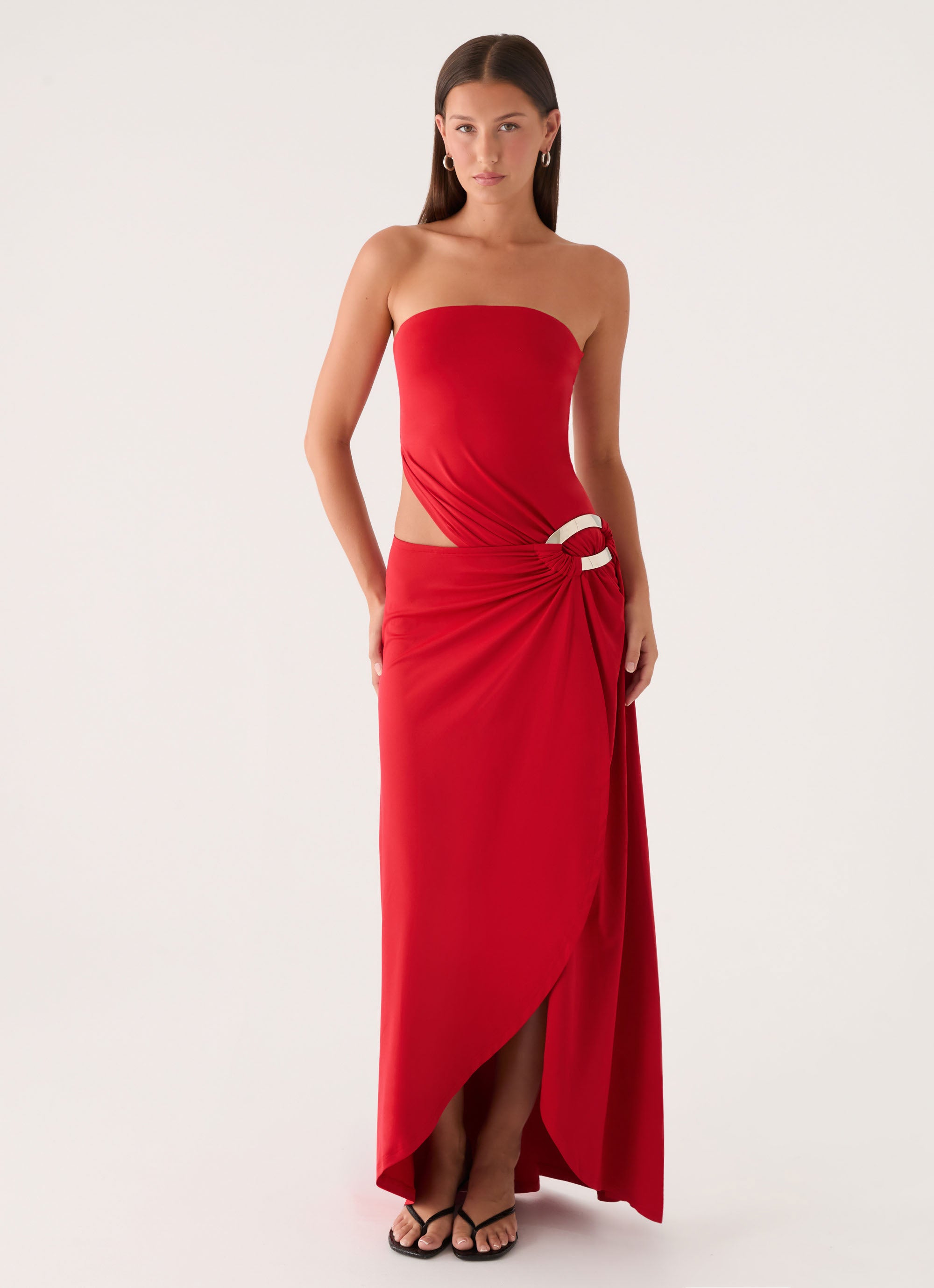 Tarna Maxi Dress - Cherry