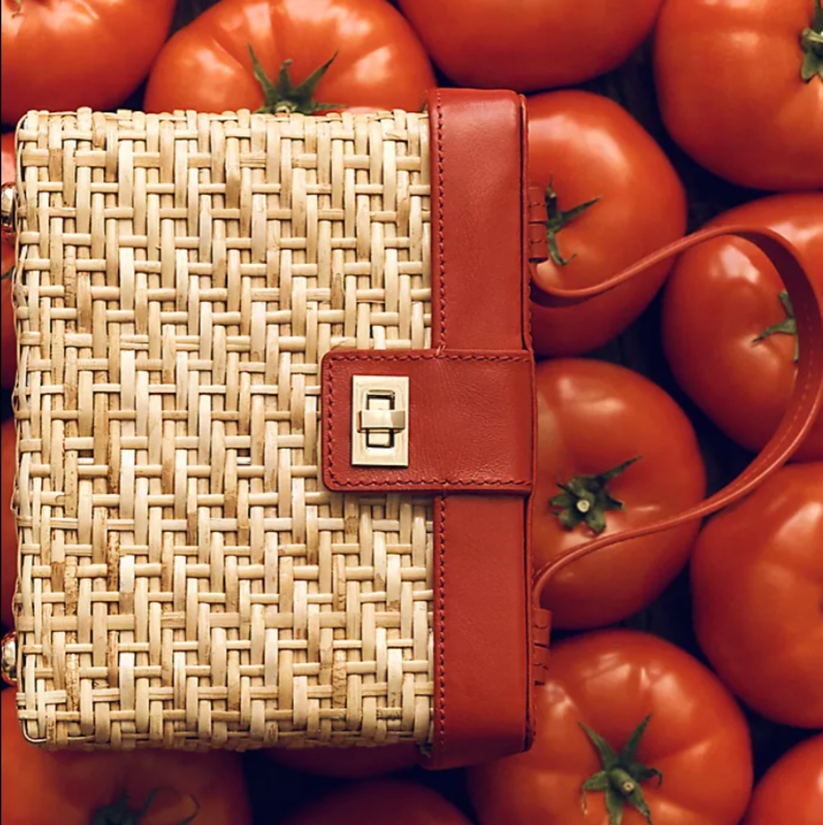 SALE - The Box Bag - Tomato