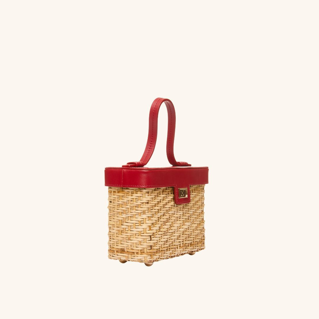 The Box Bag - Tomato