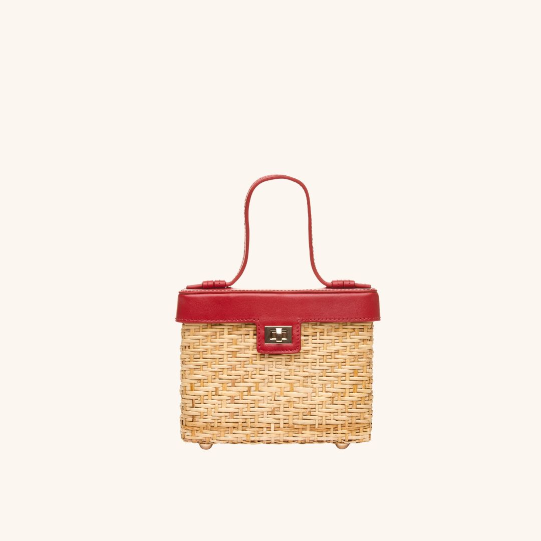 SALE - The Box Bag - Tomato