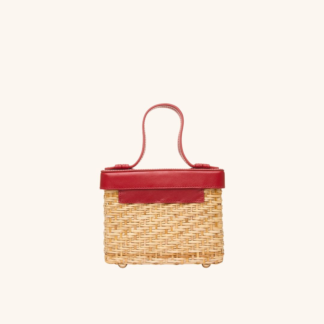 SALE - The Box Bag - Tomato