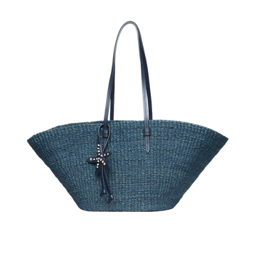 The East West Charm Tote - All Navy